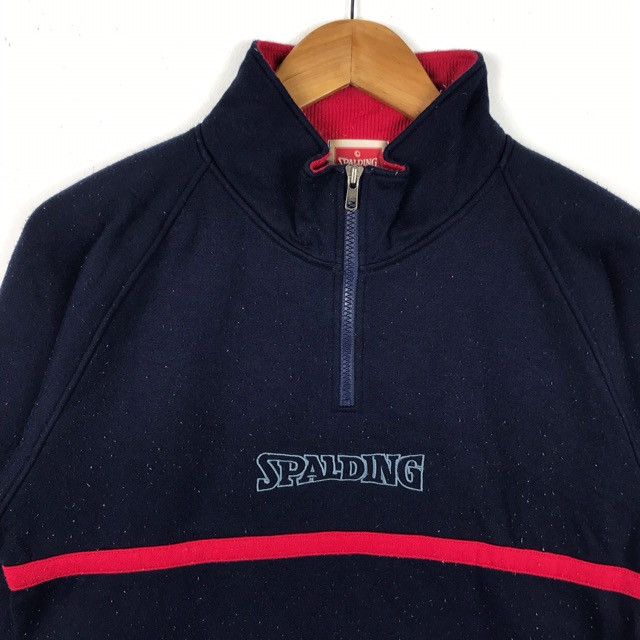 Spalding Vintage 90s Spalding Half Zipper Sweatshirt Pullover Size US S / EU 44-46 / 1 - 2 Thumbnail
