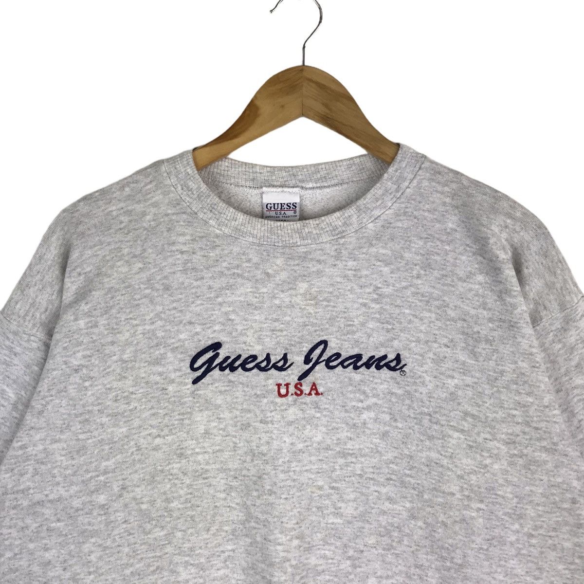 Guess Vintage 80s Guess Jeans Usa Sweatshirt Size US L / EU 52-54 / 3 - 2 Thumbnail