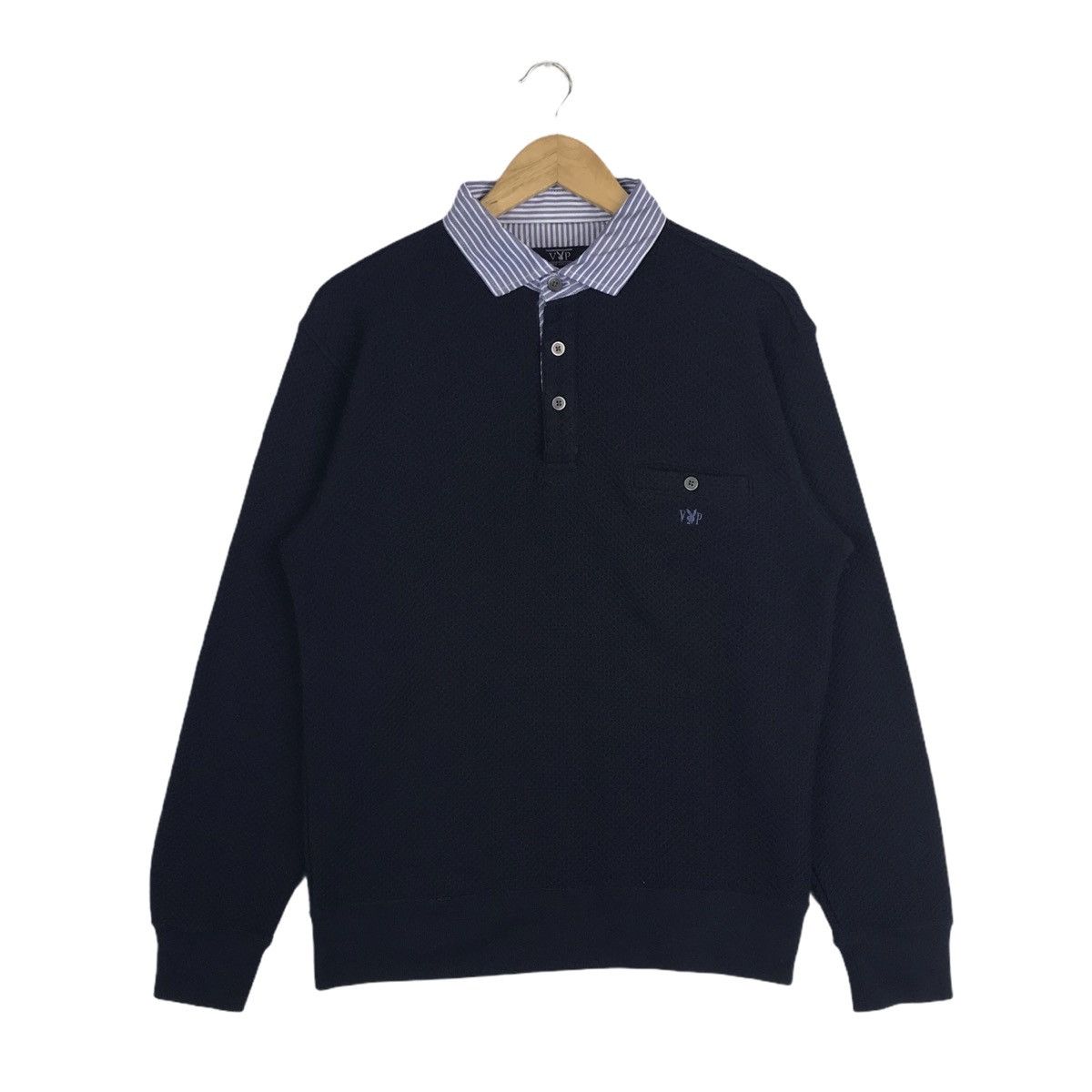 Playboy Vintage Playboy Collection Colared Knit Sweatshirt Size US L / EU 52-54 / 3 - 1 Thumbnail