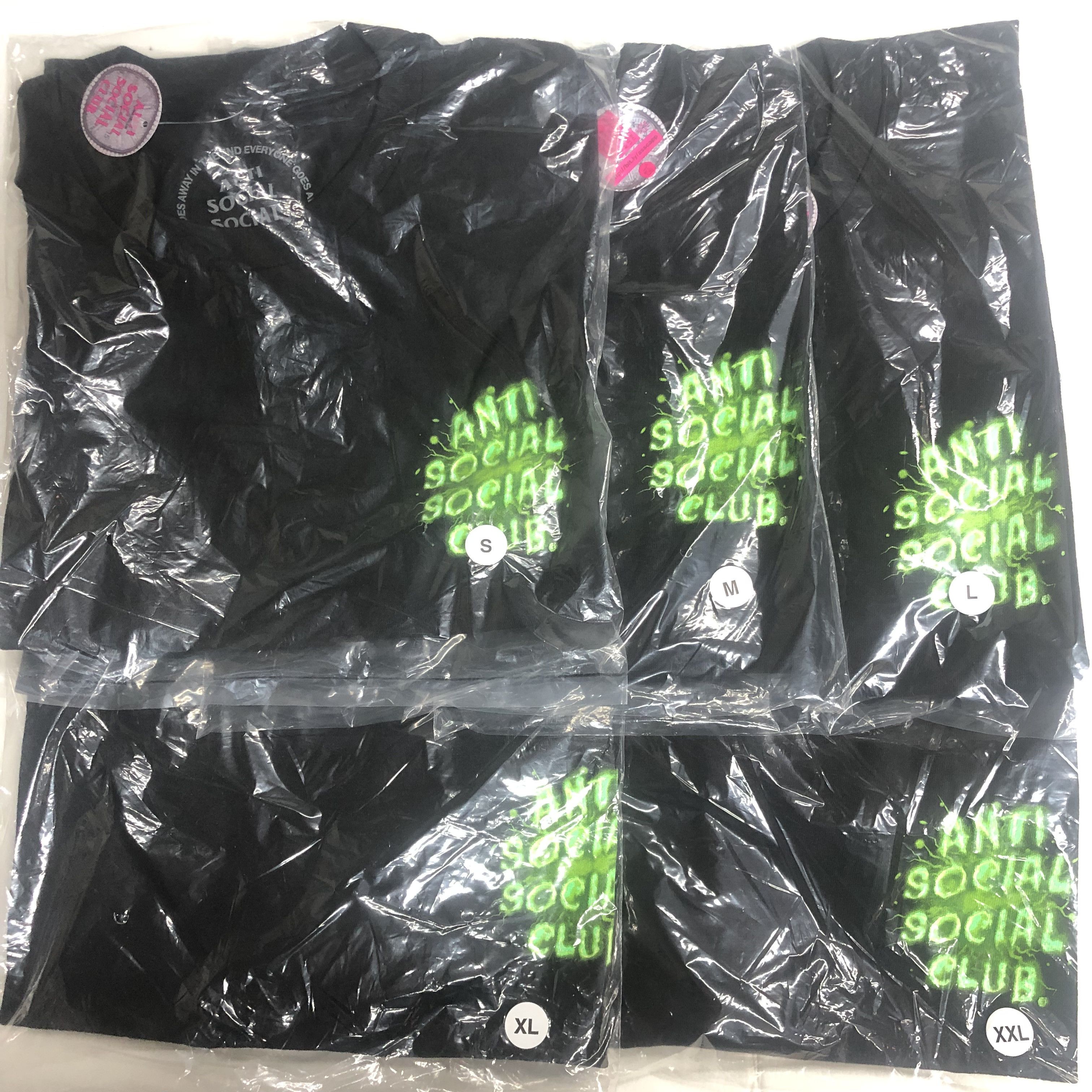 Anti Social Social Club DS FW21 ASSC I See Green Black Tee Supreme BAPE KITH KAWS Size US M / EU 48-50 / 2 - 6 Thumbnail