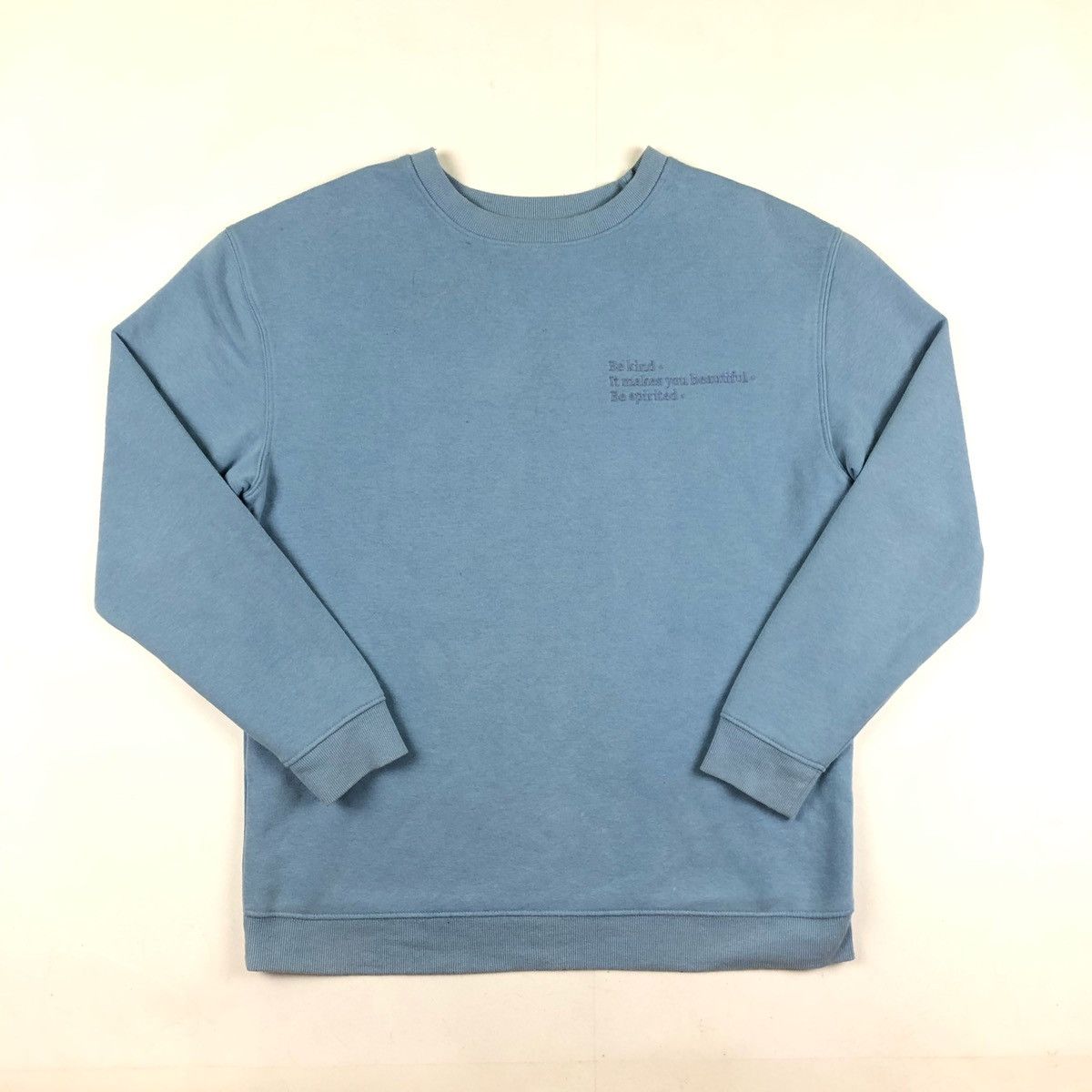 Vintage Vintage sweatshirt baby blue retro 90s USA retro y2k Size US M / EU 48-50 / 2 - 3 Thumbnail