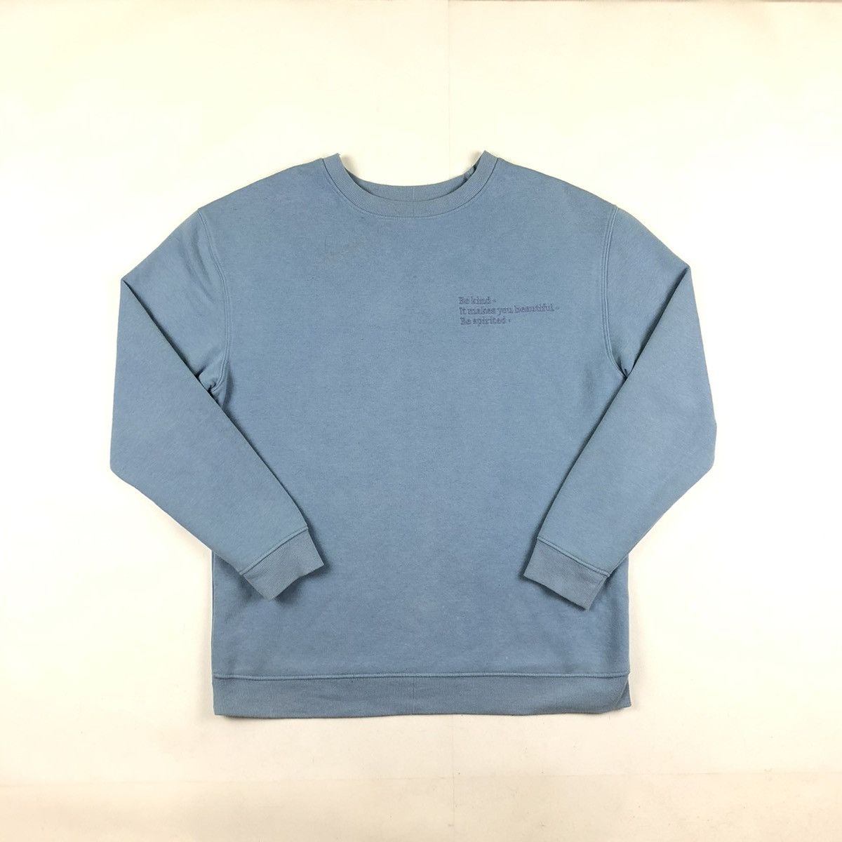 Vintage Vintage sweatshirt baby blue retro 90s USA retro y2k Size US M / EU 48-50 / 2 - 6 Thumbnail