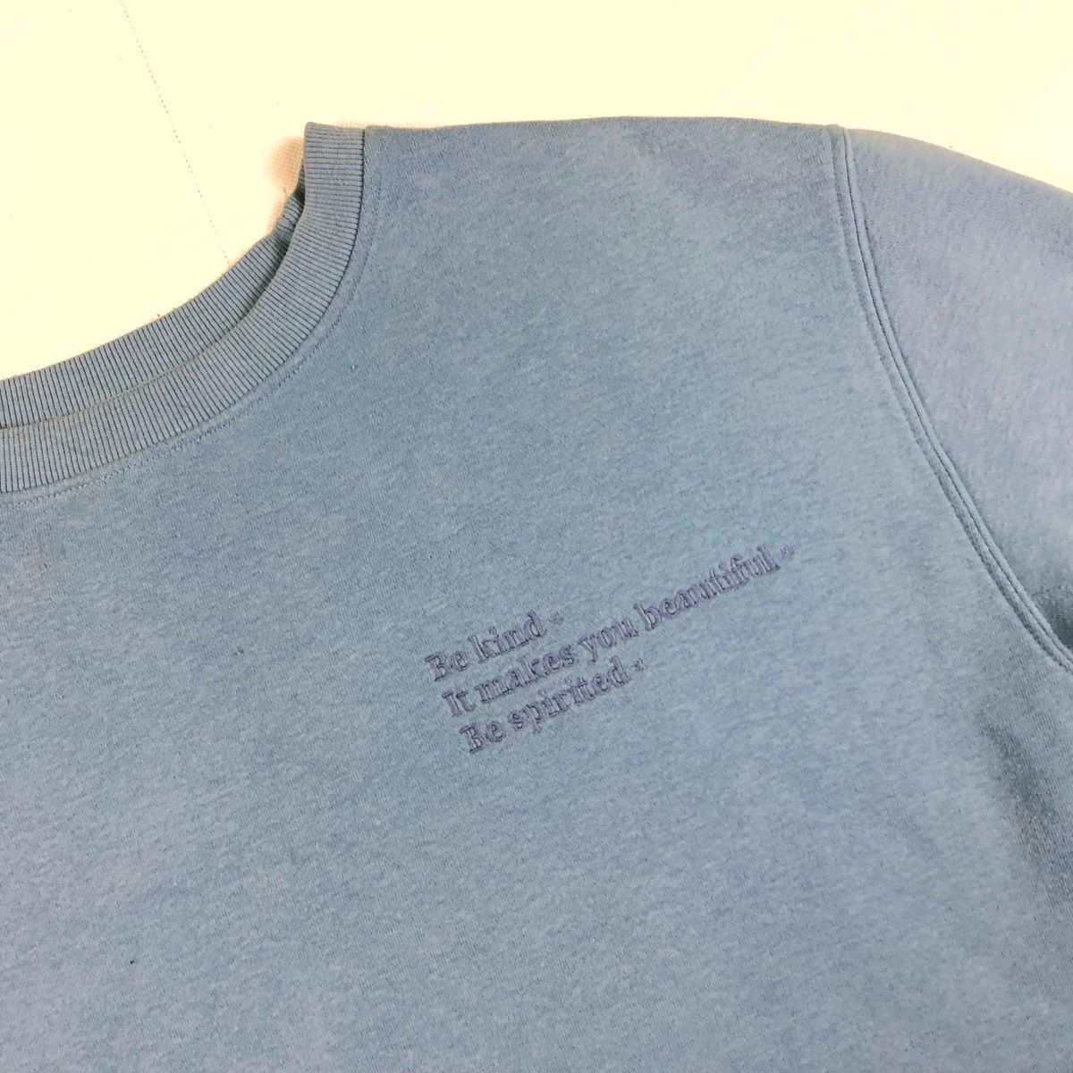 Vintage Vintage sweatshirt baby blue retro 90s USA retro y2k Size US M / EU 48-50 / 2 - 2 Thumbnail