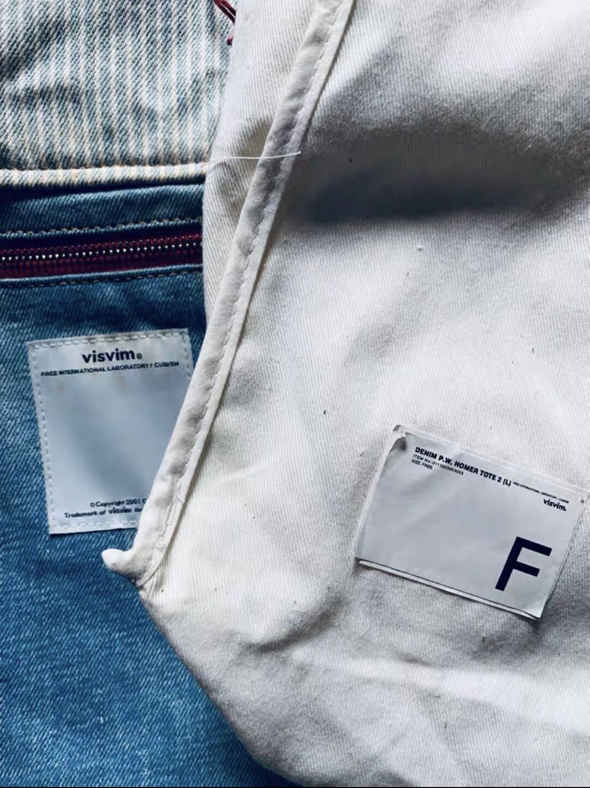 Visvim Visvim Denim P.W. Homer Tote 2 Size ONE SIZE - 8 Thumbnail