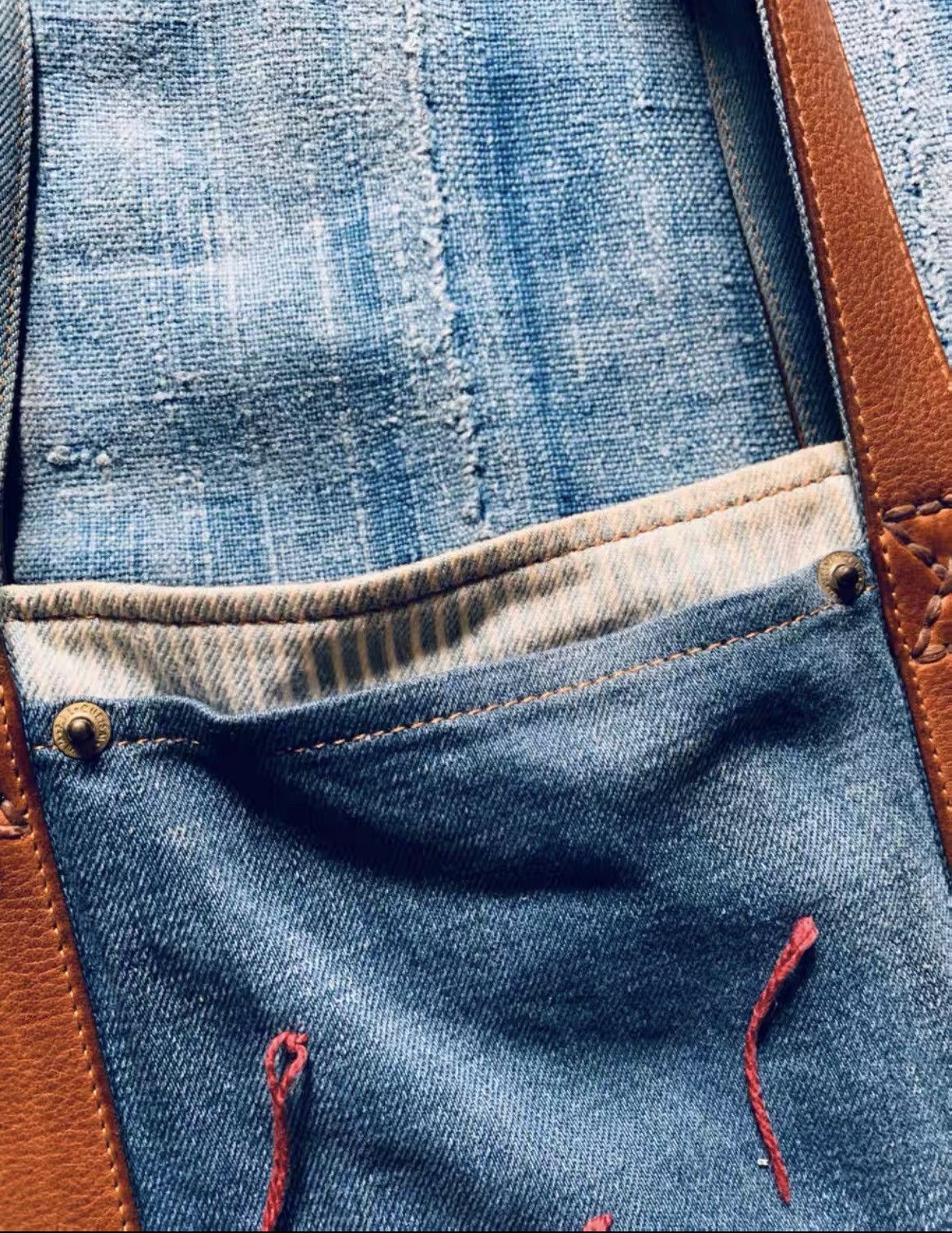 Visvim Visvim Denim P.W. Homer Tote 2 Size ONE SIZE - 5 Thumbnail