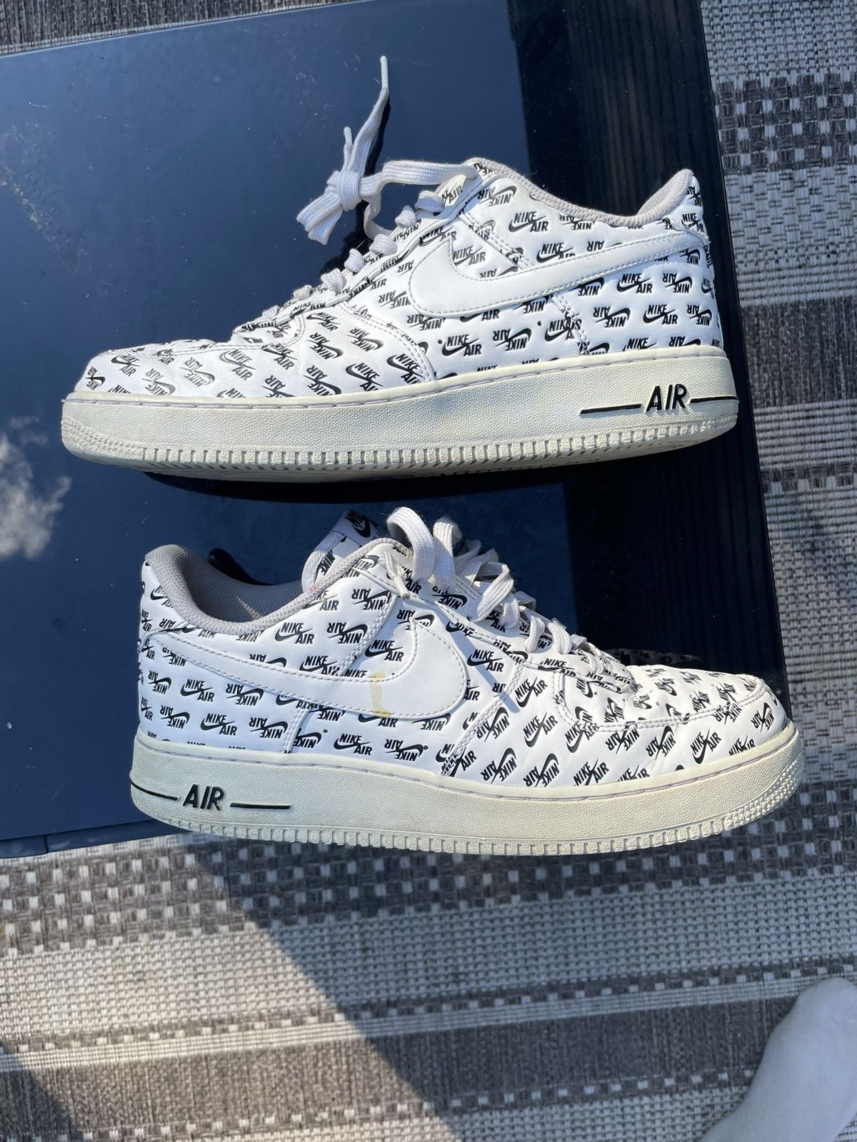 Air Force 1 Low 07 QS All Over Logo White 2017