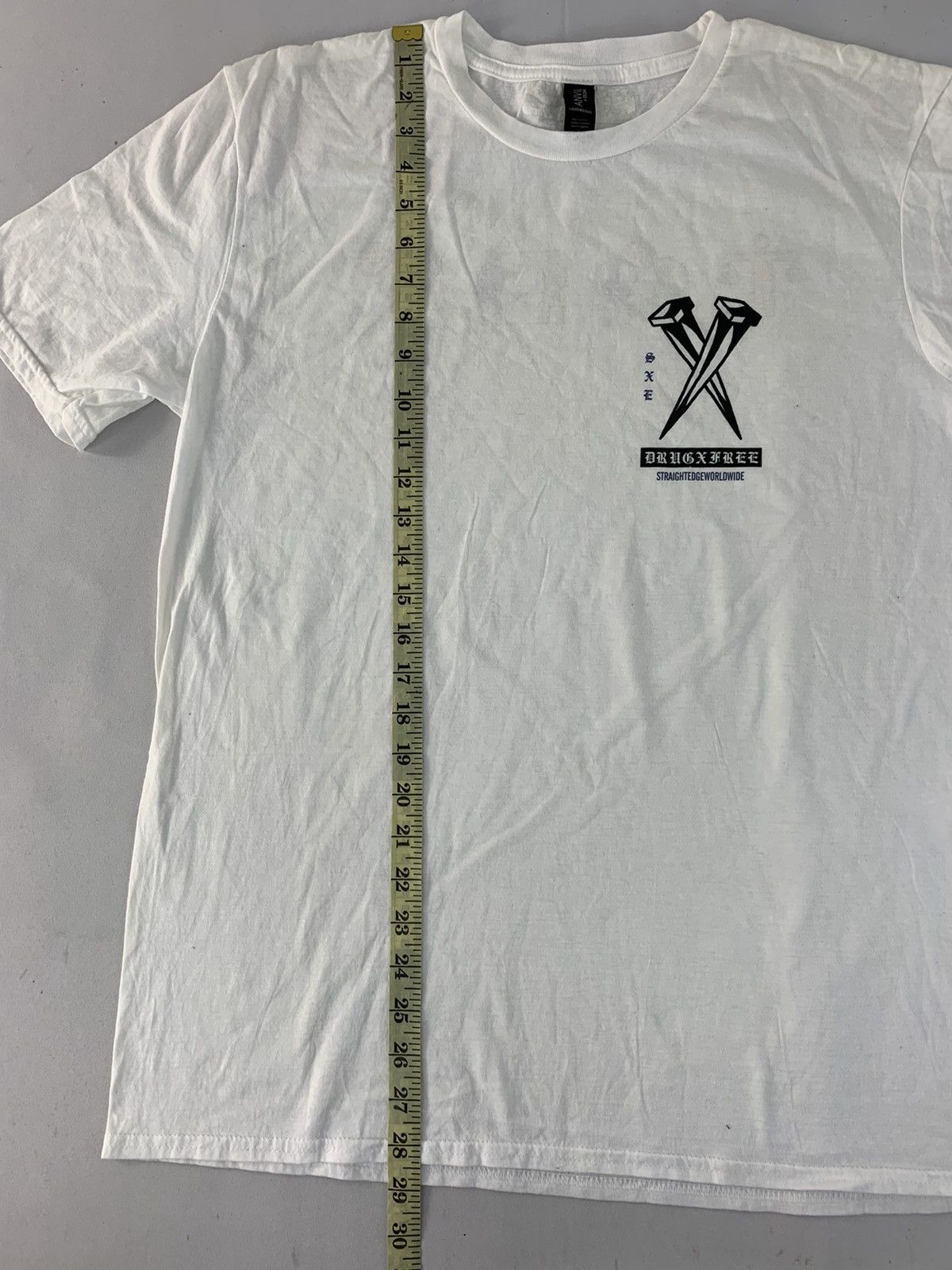 Anvil Drug X Free Straight Edge Worldwide SXE BEIT Tee Size US L / EU 52-54 / 3 - 8 Thumbnail