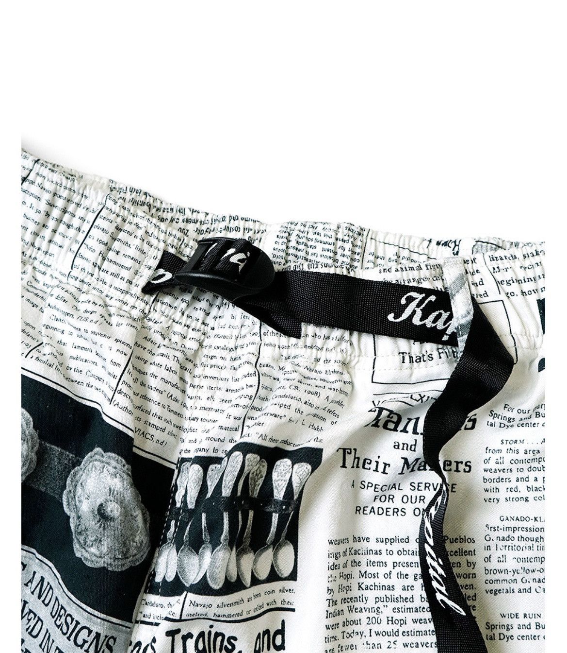 Kapital Kapital Combed Burberry News Newspaper Easy Shorts size 4 Size US 36 / EU 52 - 3 Thumbnail