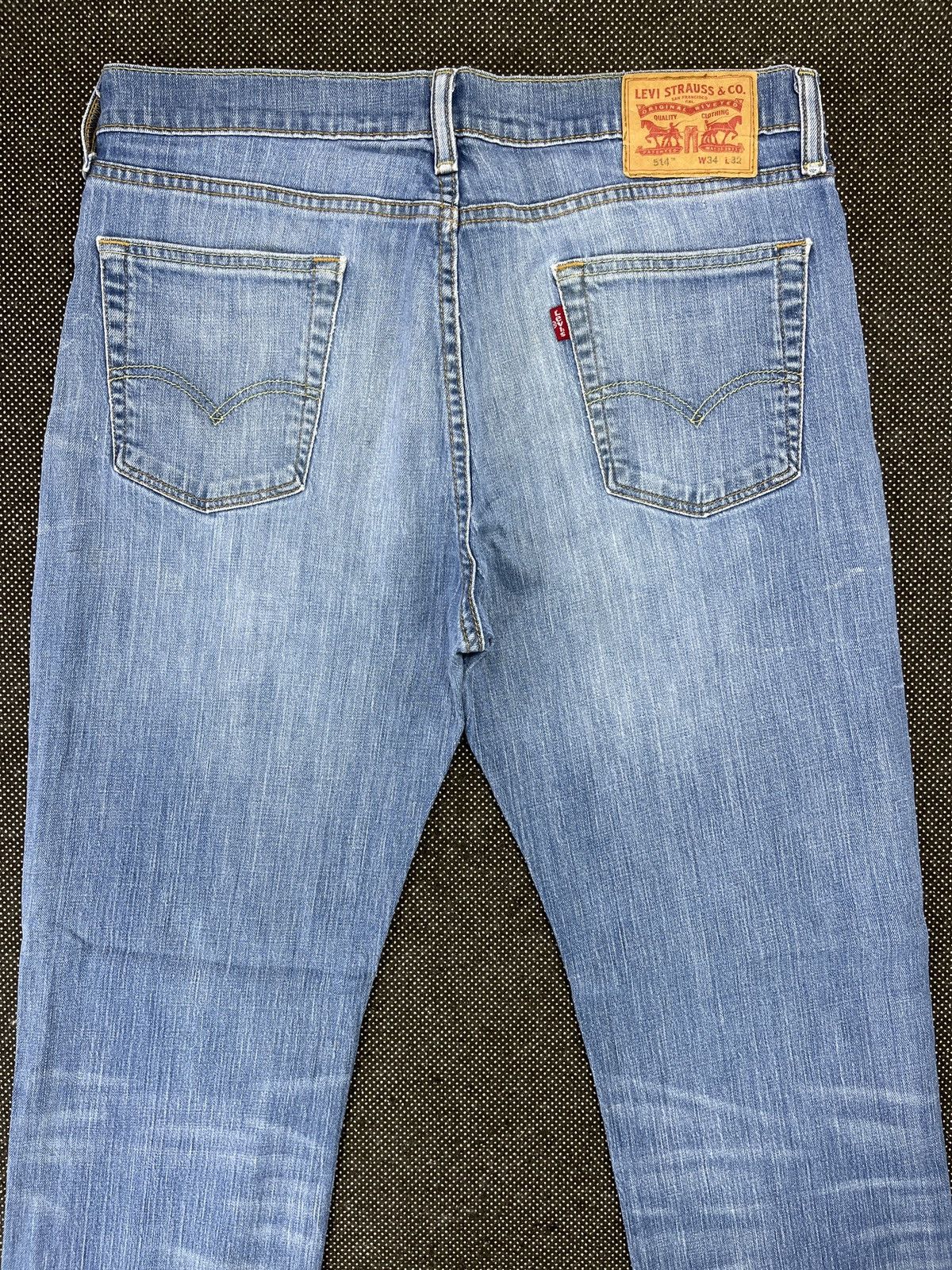 Levi's × Vintage Vintage Levis 514 Light Blue Jeans - J406 Size US 36 / EU 52 - 4 Thumbnail