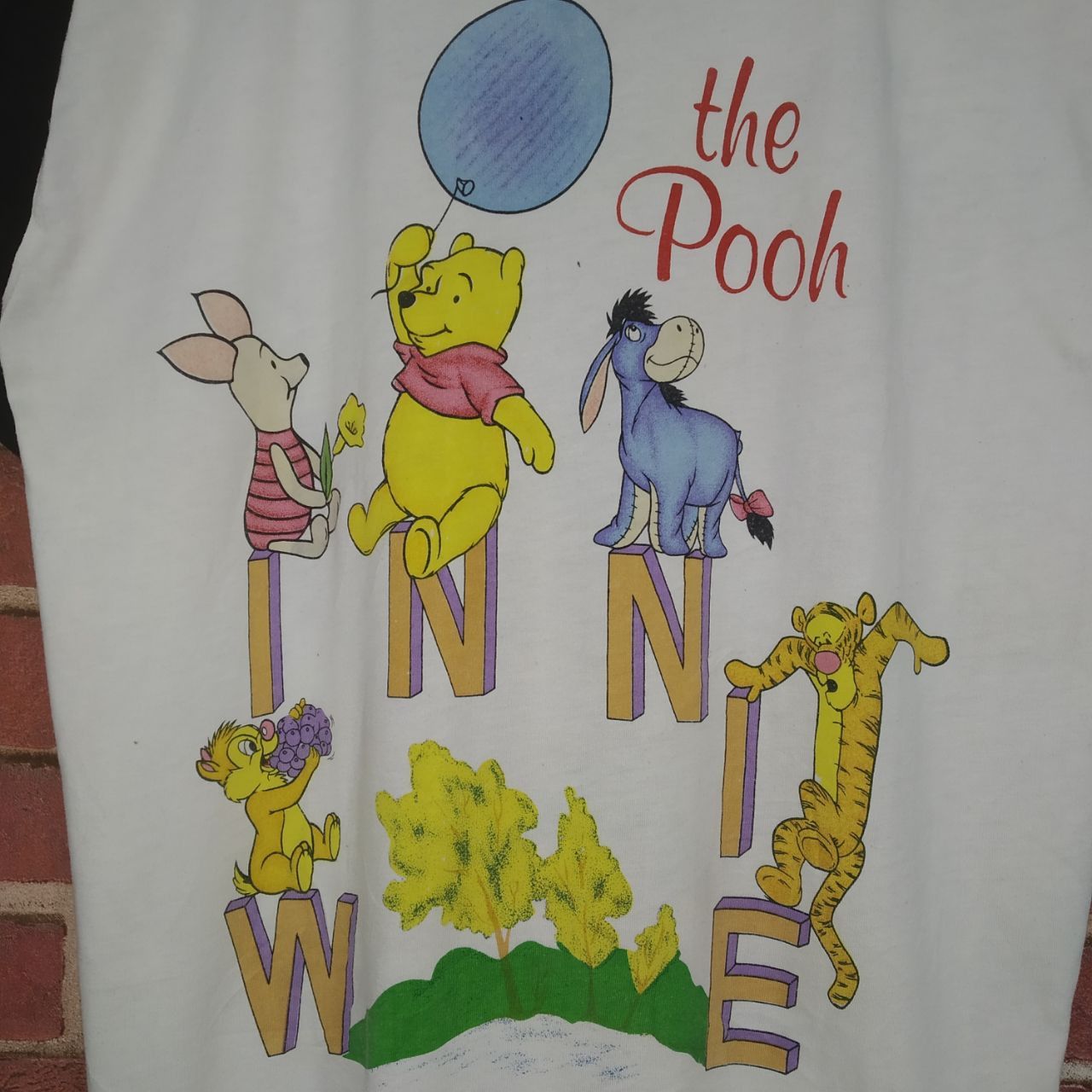 Cartoon Network Vintage Winnie The Pooh And Friend Animated Cartoon Pooh Size US L / EU 52-54 / 3 - 3 Thumbnail