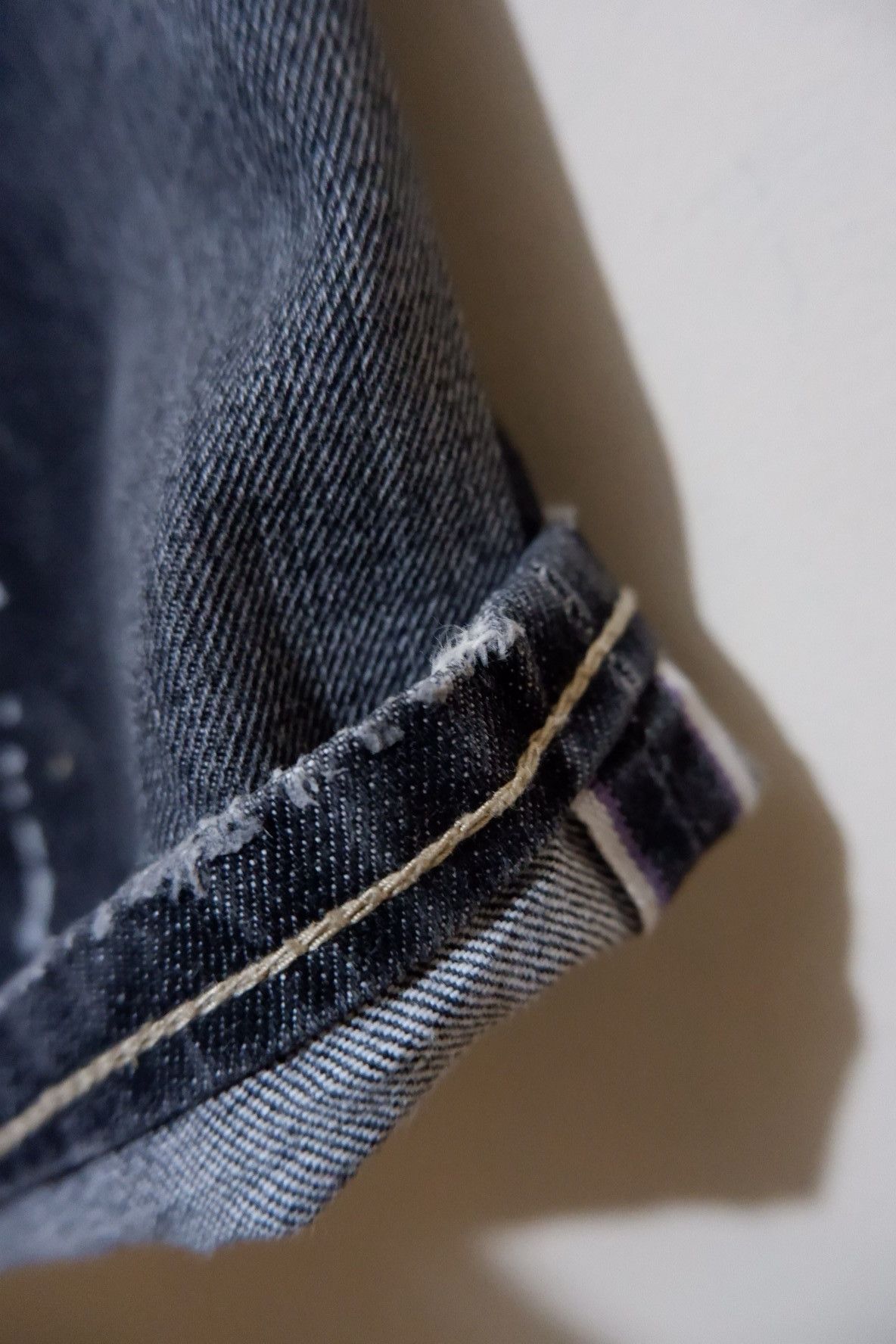 If Six Was Nine Vintage Zunis Distressed Ripped Selvedge Denim Size US 30 / EU 46 - 8 Thumbnail