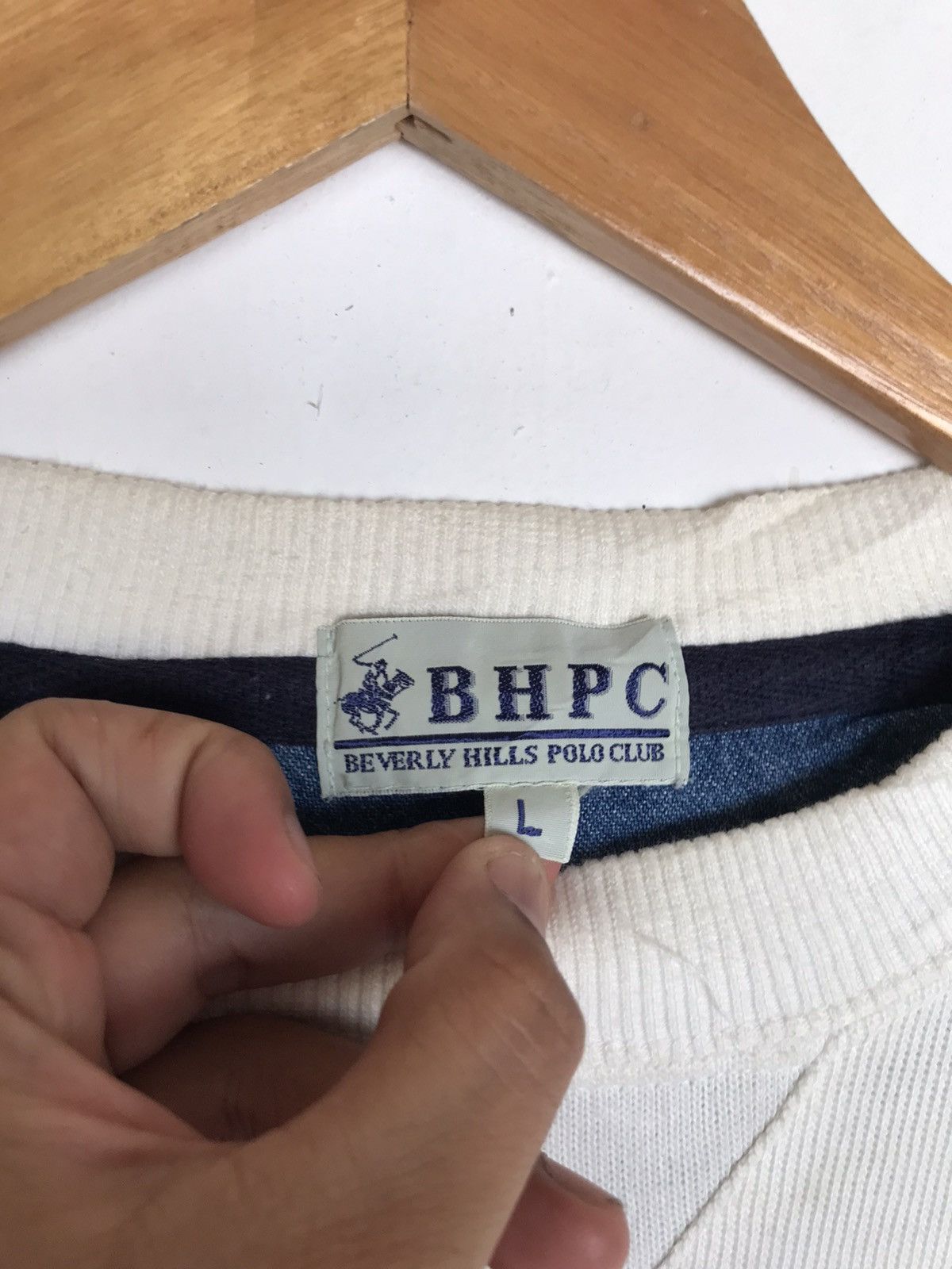 Beverly Hills Polo Club × Vintage Vintage beverly hills polo club baggy sweatshirt Size US L / EU 52-54 / 3 - 4 Thumbnail