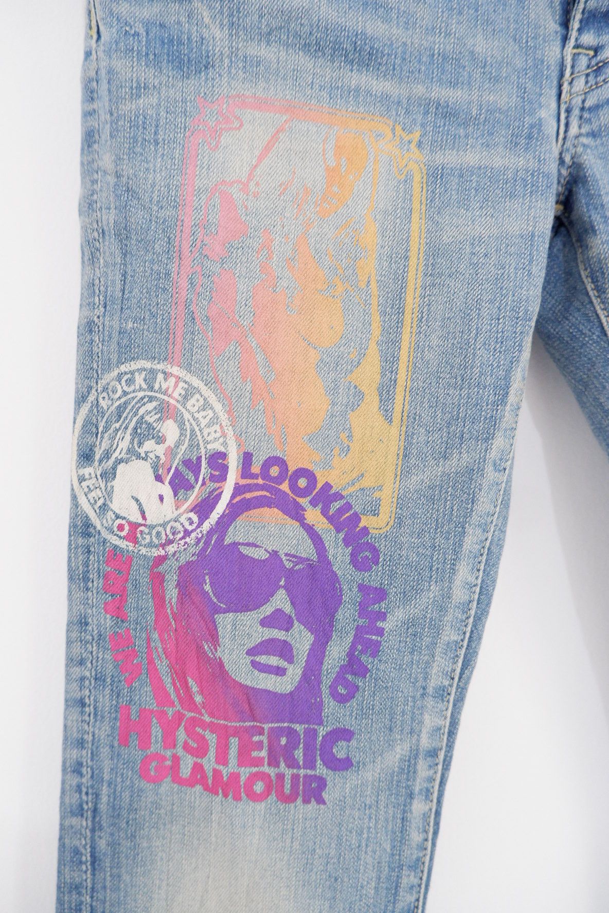 Hysteric Glamour Search And Destroy Studded Printed Denim Size US 28 / EU 44 - 5 Thumbnail