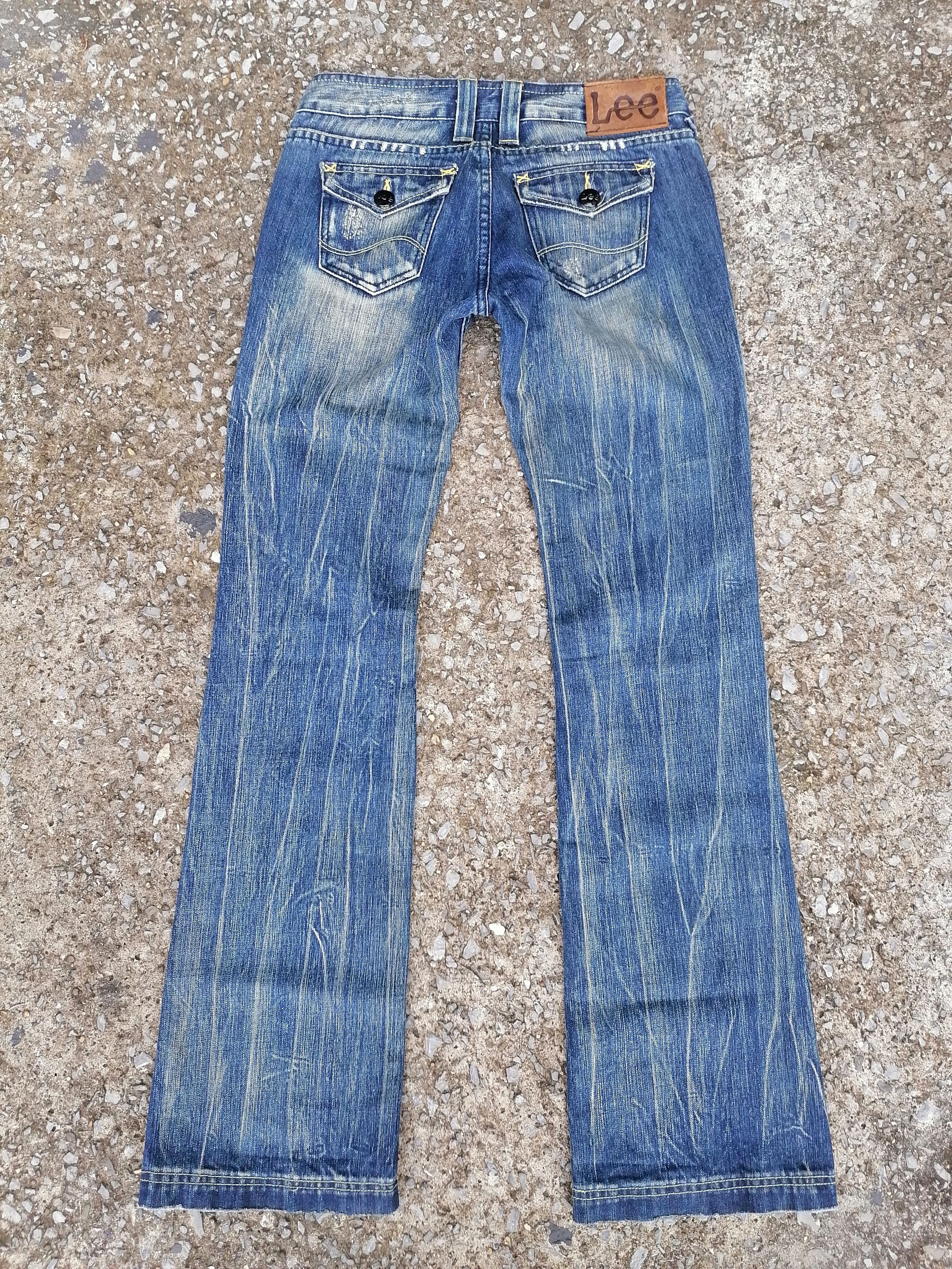 Japanese Brand × Lee Lee Low -Rise Nice Design Flared Jeans Size 29" - 2 Thumbnail