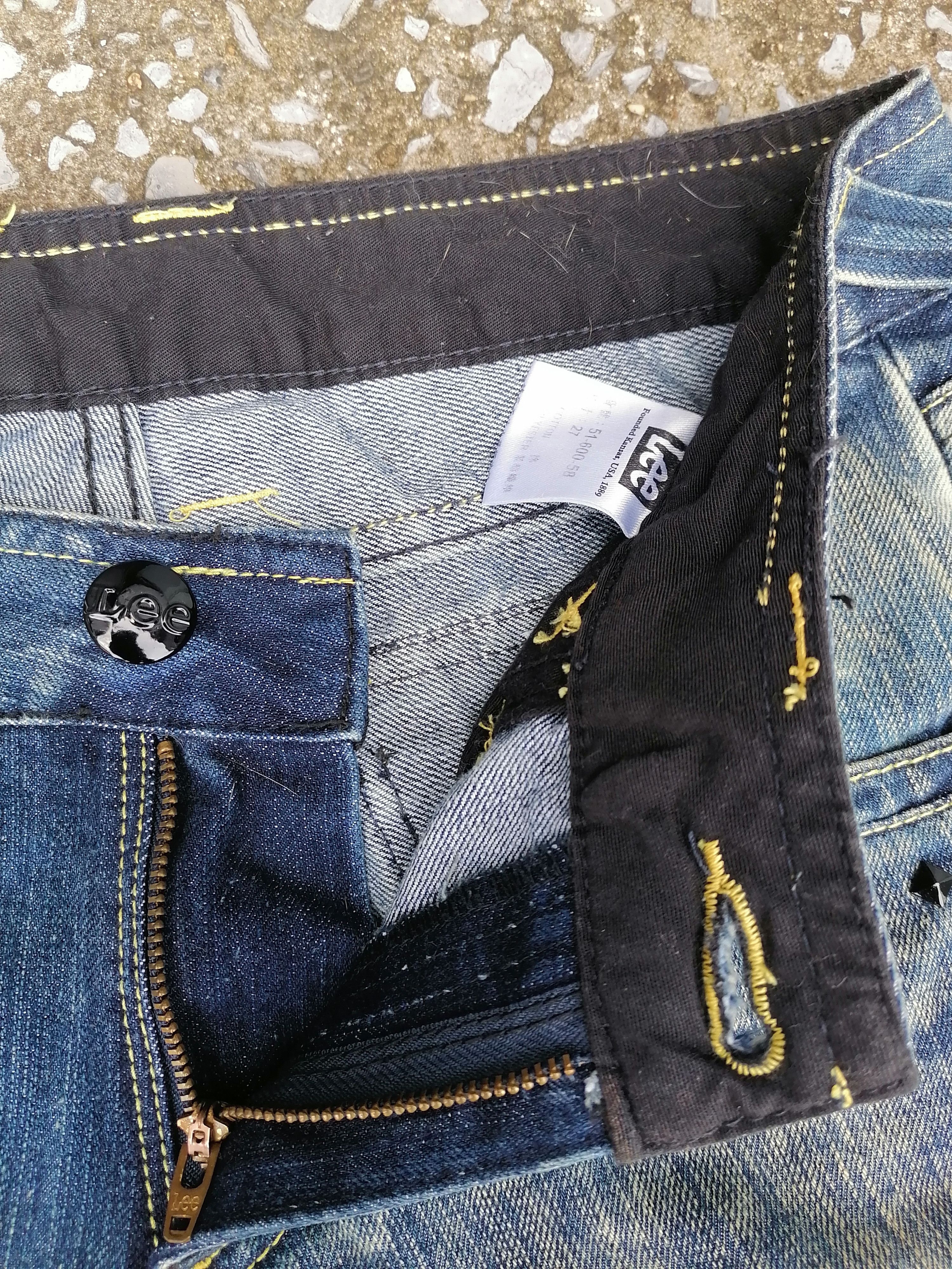 Japanese Brand × Lee Lee Low -Rise Nice Design Flared Jeans Size 29" - 4 Thumbnail