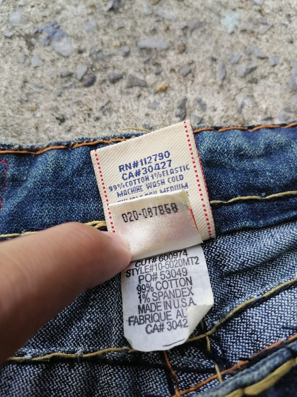 True Religion True Religion Joey Super T Denim Jeans Size 30" / US 8 / IT 44 - 6 Thumbnail