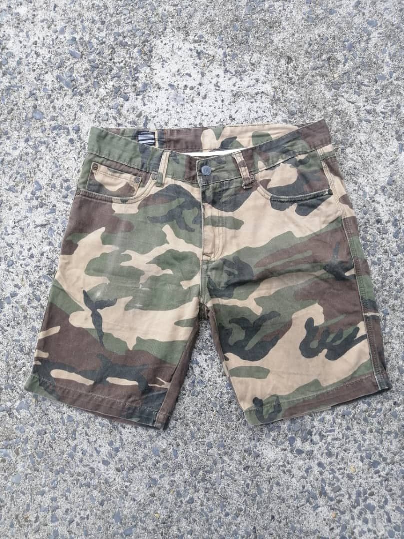 Designer × Japanese Brand Momotaro Camo Short Pants Size US 32 / EU 48 - 2 Thumbnail