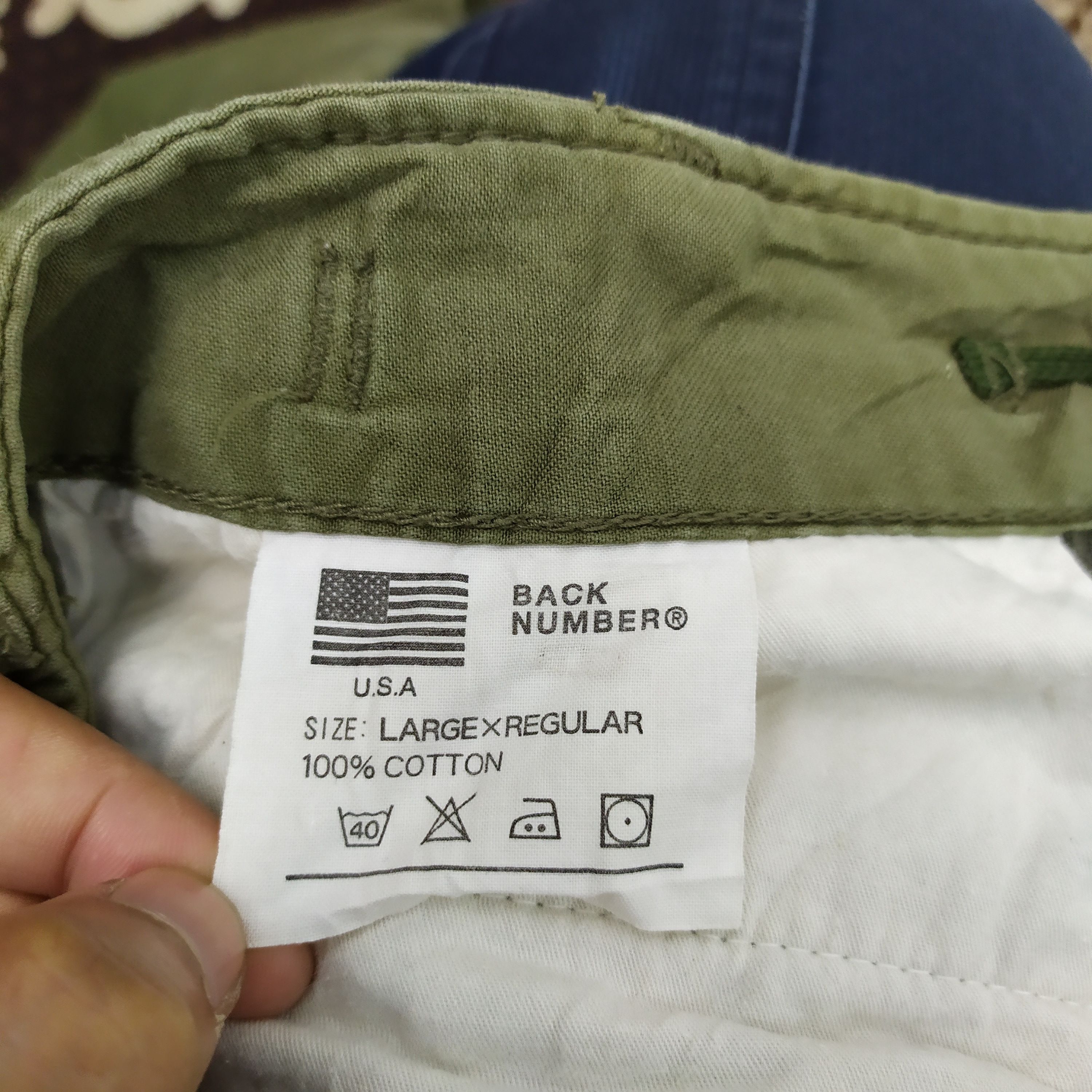 Japanese Brand × Vintage VINTAGE BACK NUMBER FADED CARGO PANTS Size US 32 / EU 48 - 9 Thumbnail