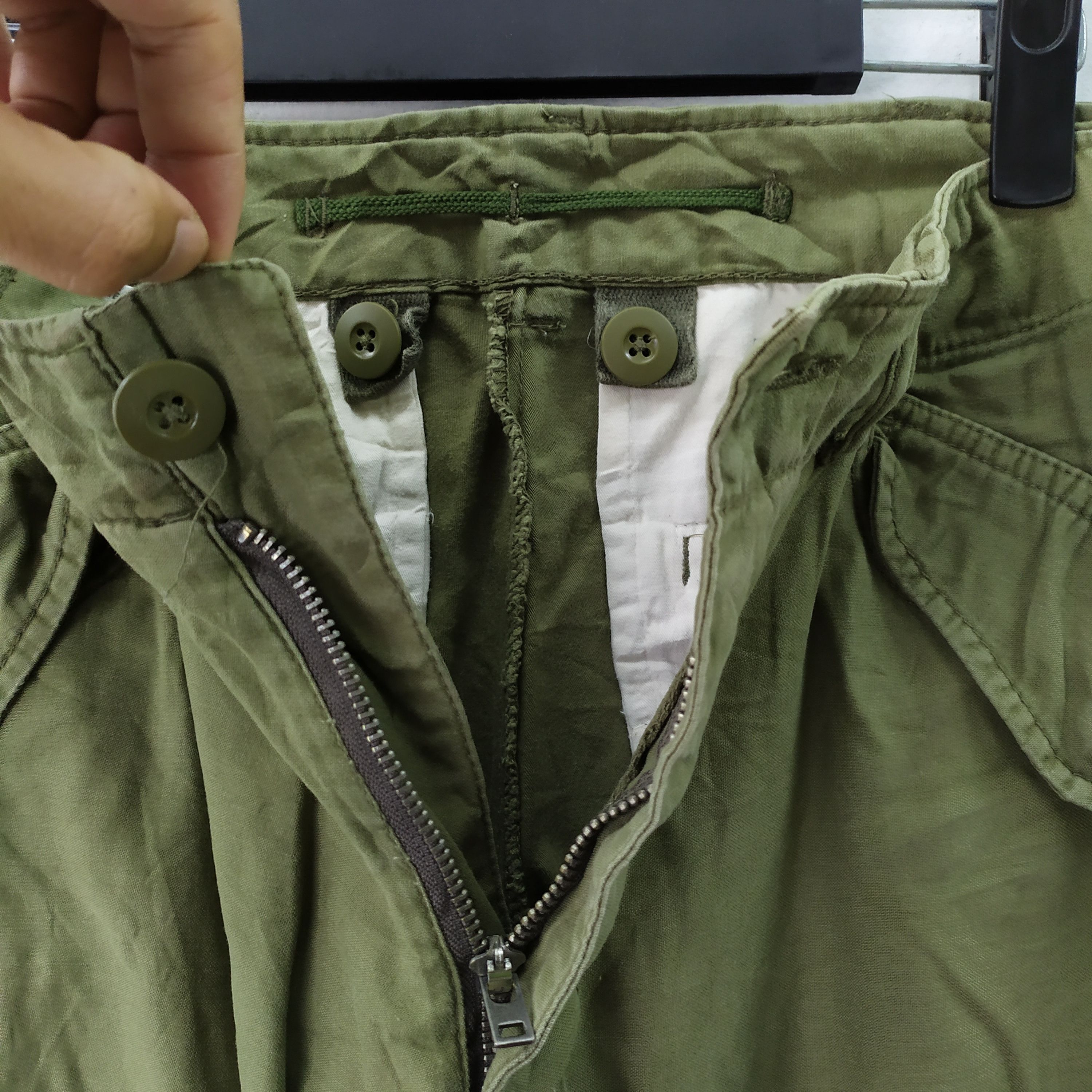 Japanese Brand × Vintage VINTAGE BACK NUMBER FADED CARGO PANTS Size US 32 / EU 48 - 8 Thumbnail