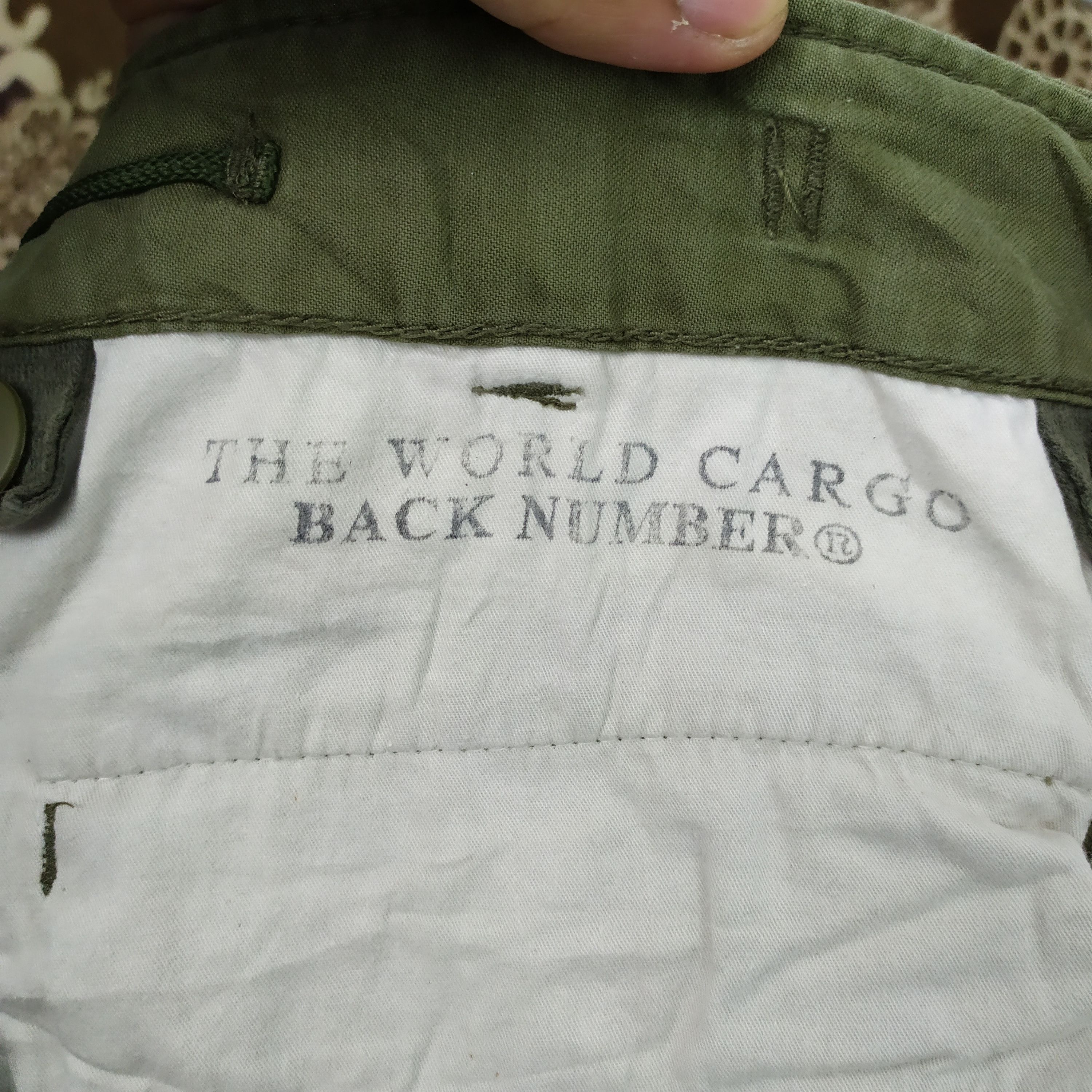 Japanese Brand × Vintage VINTAGE BACK NUMBER FADED CARGO PANTS Size US 32 / EU 48 - 10 Thumbnail