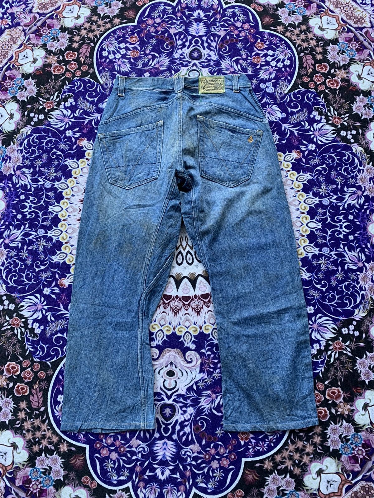 Volcom Vintage Volcom Distressed Denim Size US 33 - 10 Thumbnail