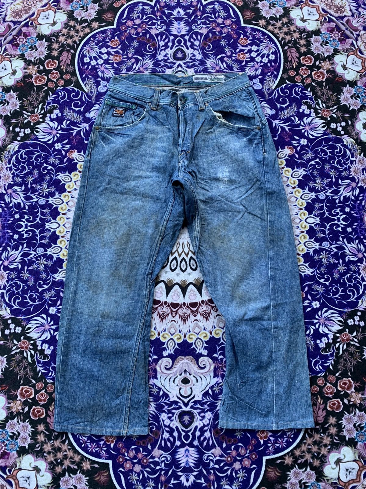 Volcom Vintage Volcom Distressed Denim Size US 33 - 1 Thumbnail