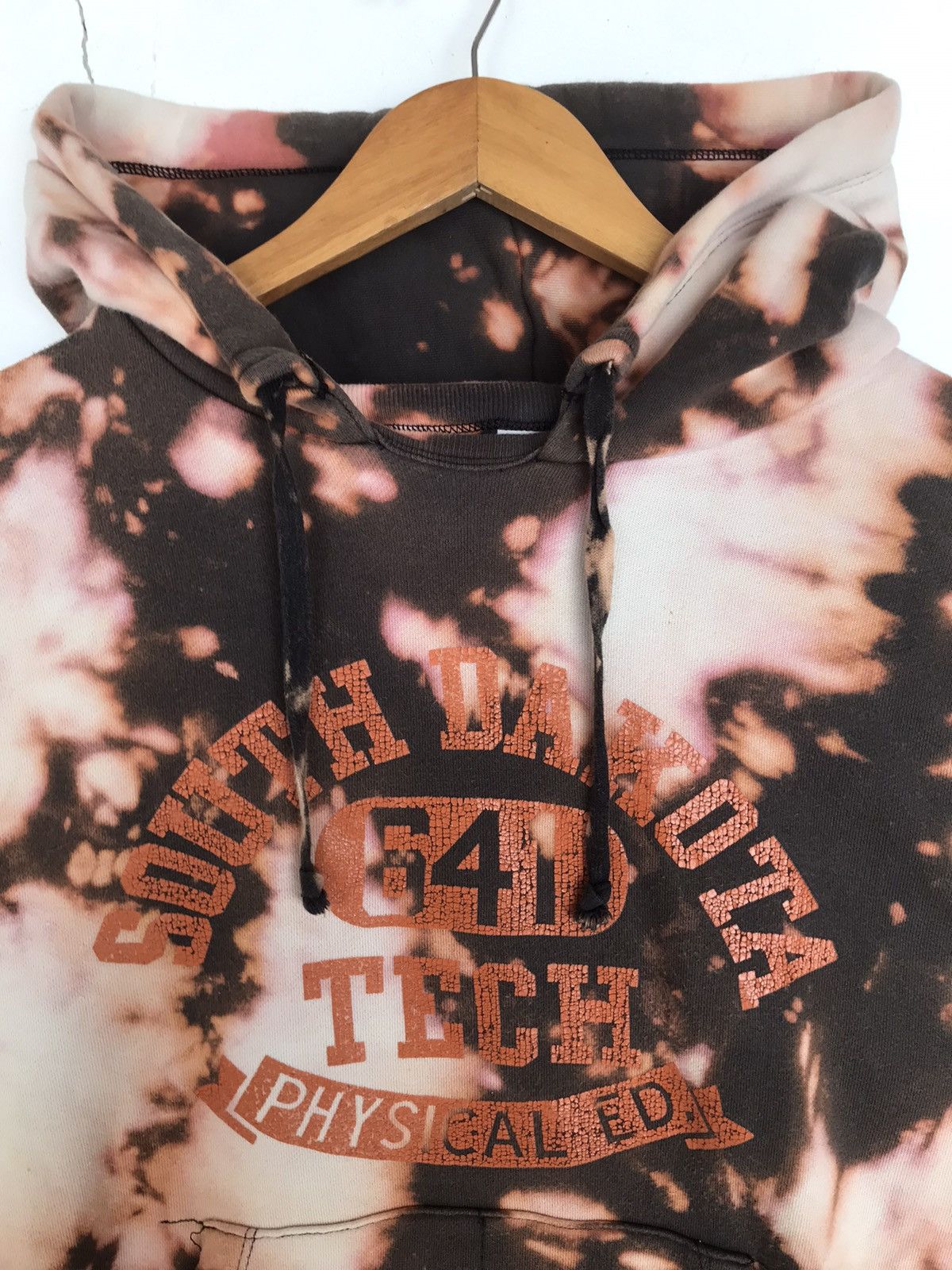 Champion Vintage champion university hoodie bleach tie dye Size US M / EU 48-50 / 2 - 4 Thumbnail