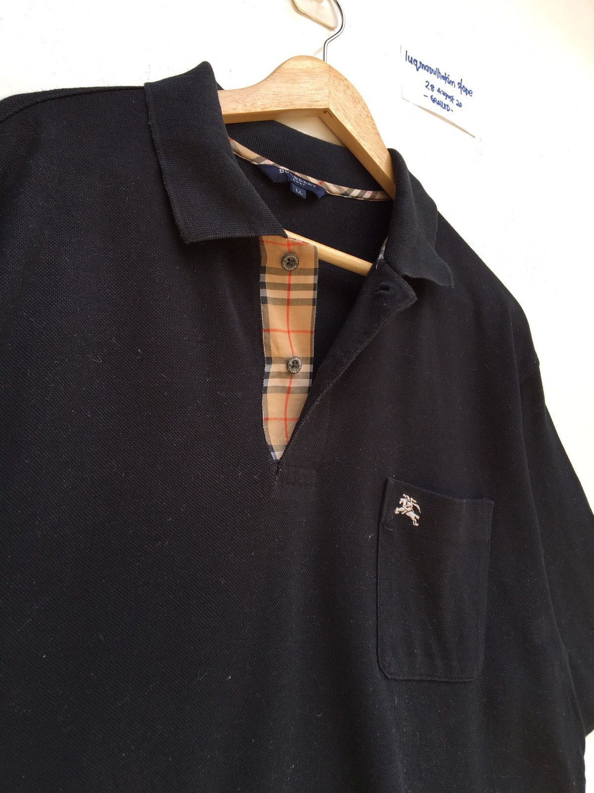 Burberry Vintage Burberry Checkered Polo Shirt Big Size Size US XL / EU 56 / 4 - 6 Thumbnail
