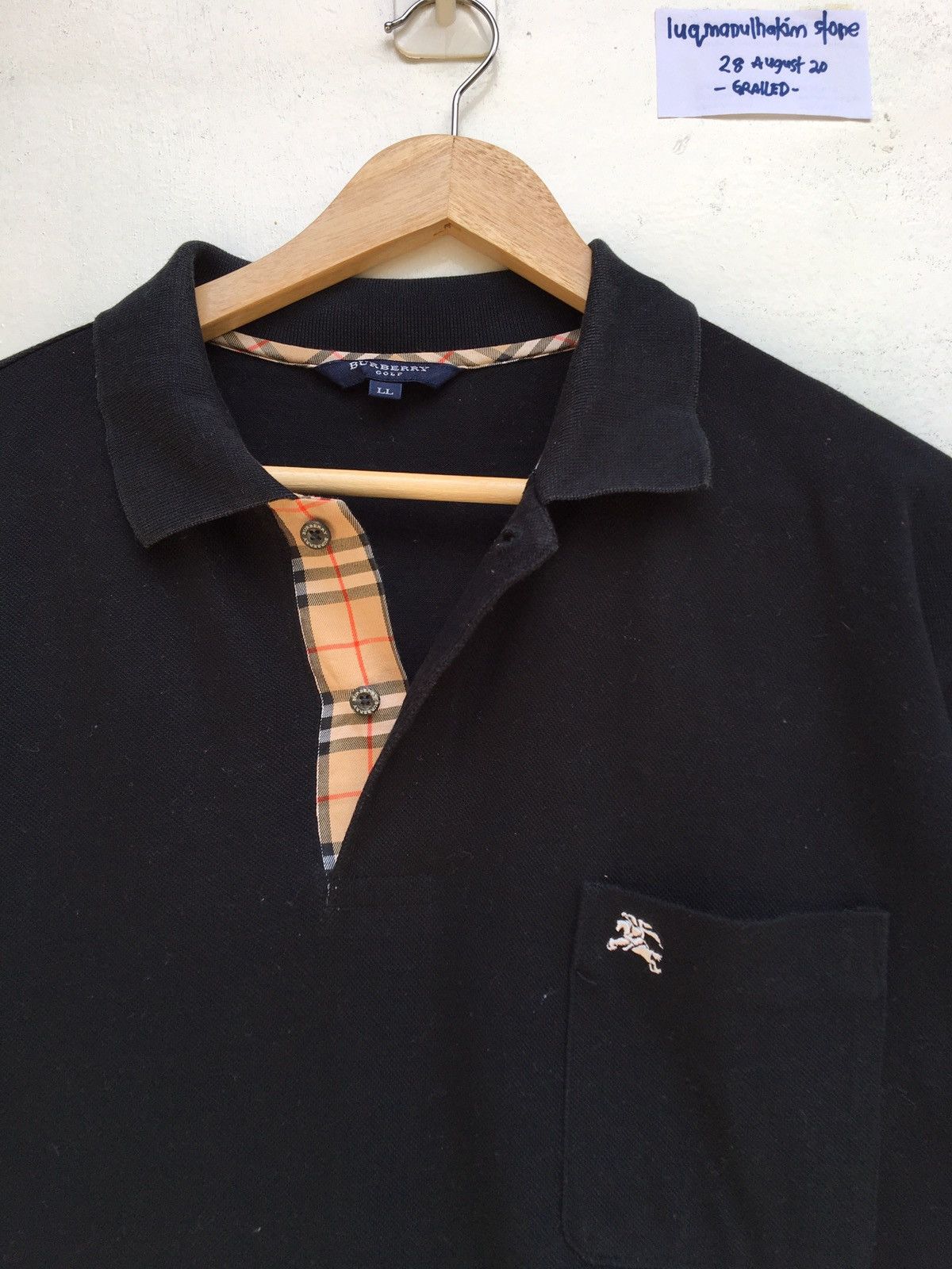 Burberry Vintage Burberry Checkered Polo Shirt Big Size Size US XL / EU 56 / 4 - 1 Thumbnail