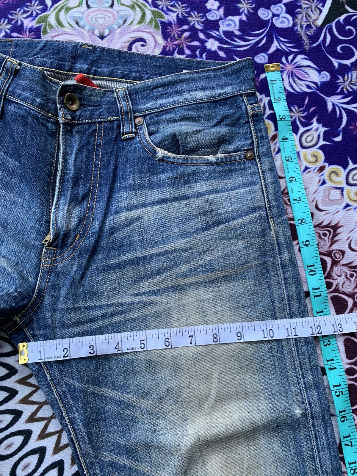 Uniqlo Uniqlo Faded Wash Denim Size US 34 / EU 50 - 11 Thumbnail