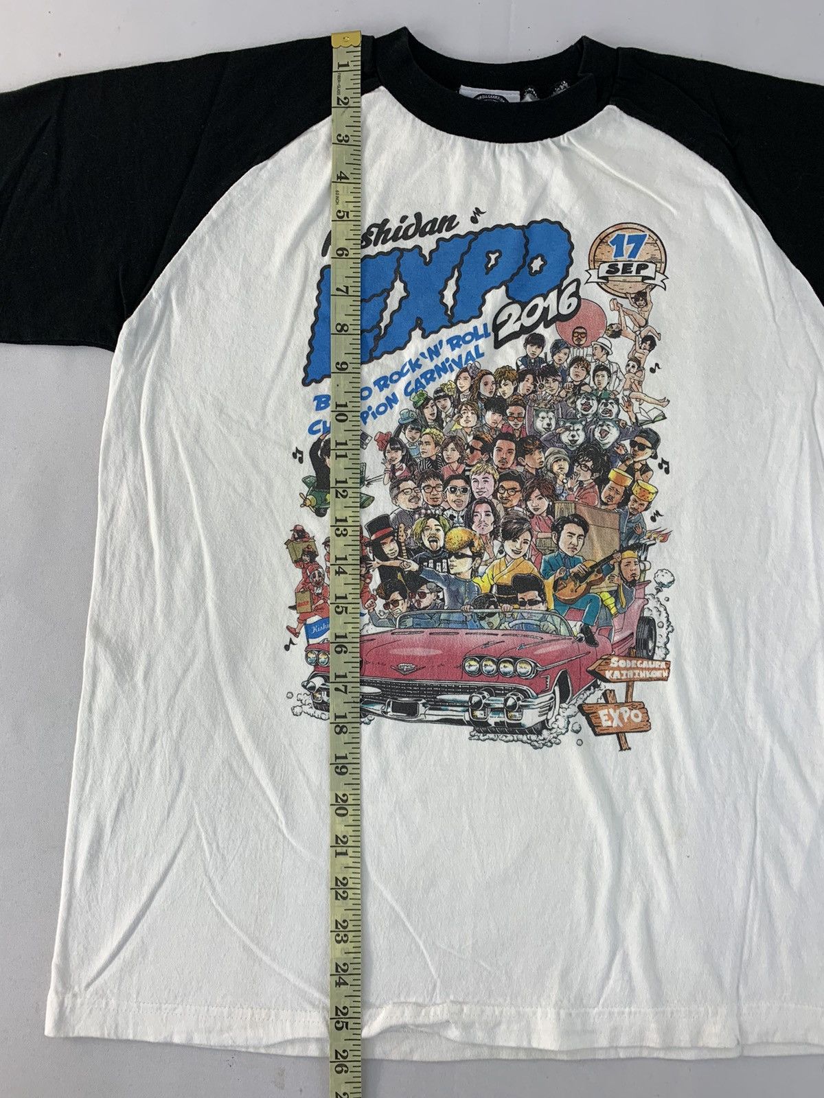 Band Tees Kishidan Expo Rock & Roll 2016 Carnival Raglan Sleeve Tee Size US M / EU 48-50 / 2 - 7 Thumbnail