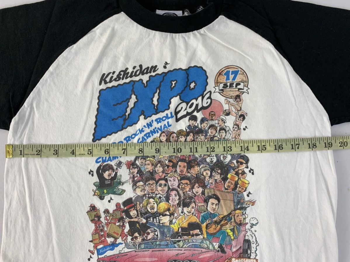Band Tees Kishidan Expo Rock & Roll 2016 Carnival Raglan Sleeve Tee Size US M / EU 48-50 / 2 - 6 Thumbnail