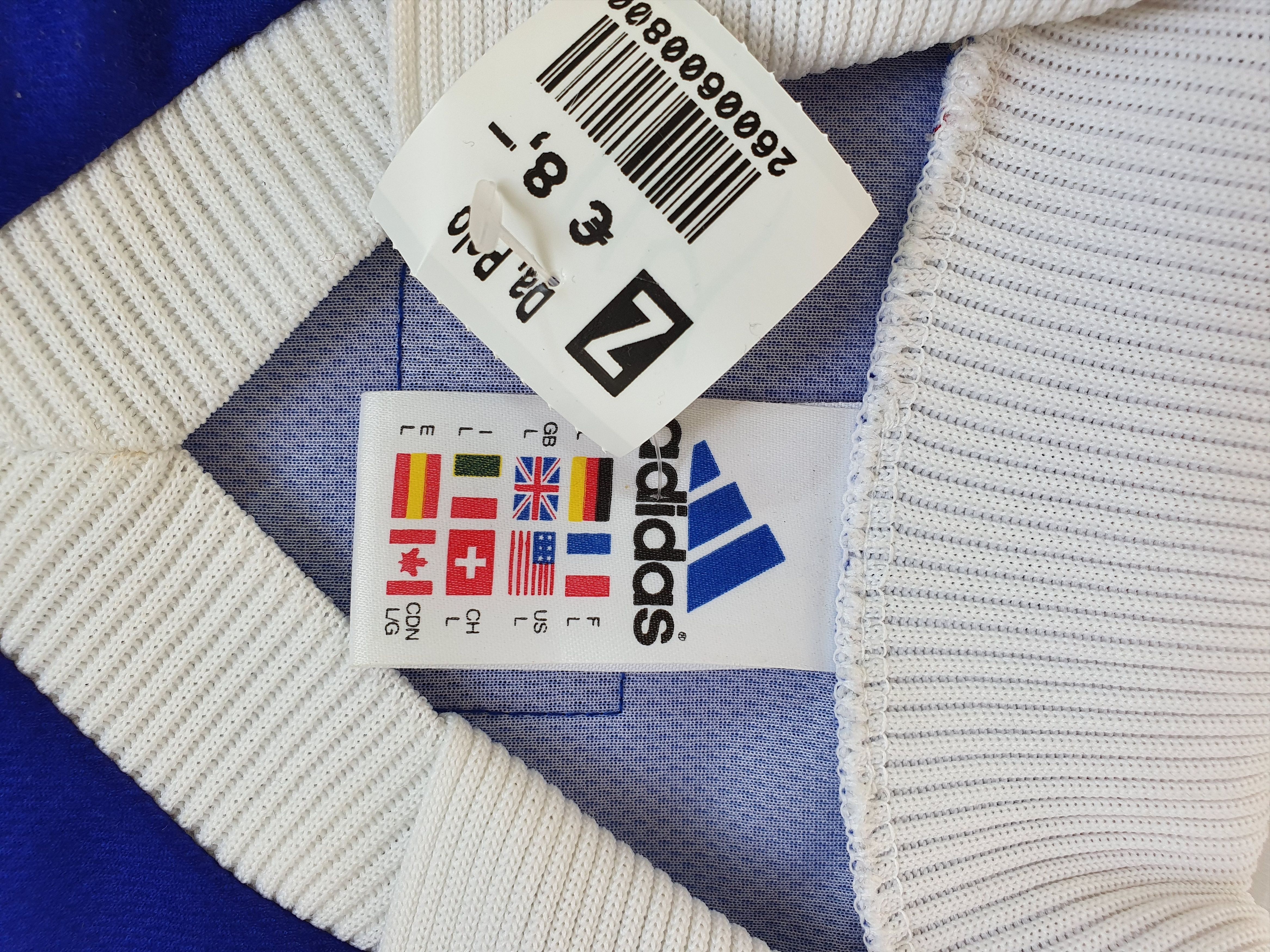 Adidas Official France Team Adidas Vintage Sport Tee shirt Size US L / EU 52-54 / 3 - 6 Thumbnail