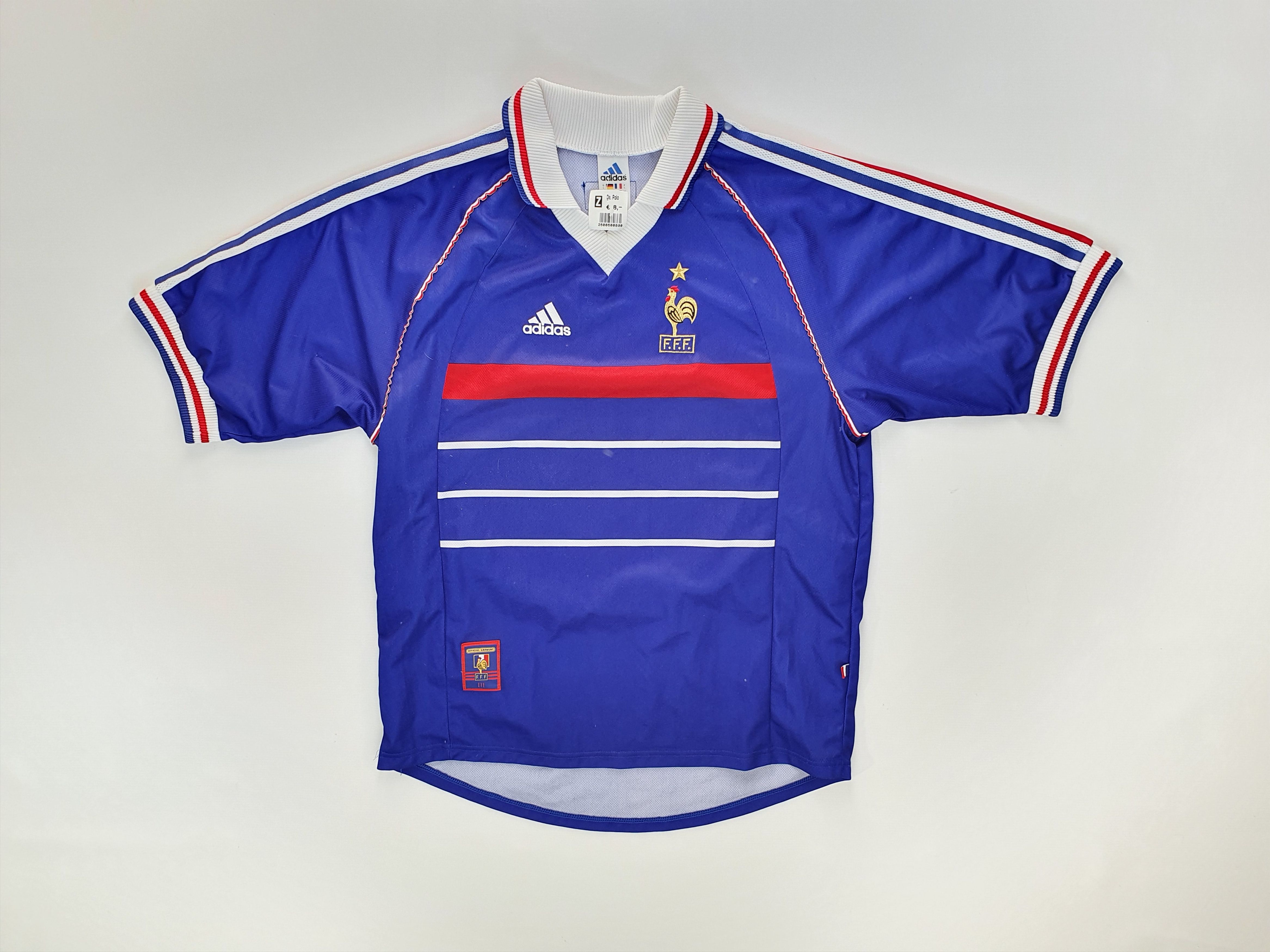 Adidas Official France Team Adidas Vintage Sport Tee shirt Size US L / EU 52-54 / 3 - 1 Thumbnail
