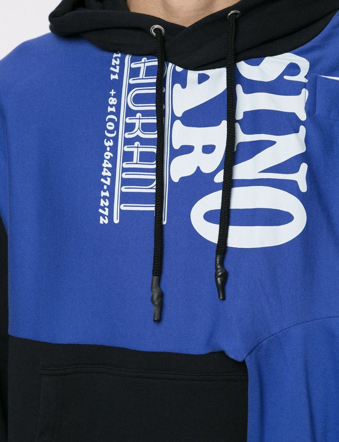 Maison MIHARA YASUHIRO Maison Mihara Yasuhiro asymmetric patchwork hoodie Size US M / EU 48-50 / 2 - 2 Thumbnail