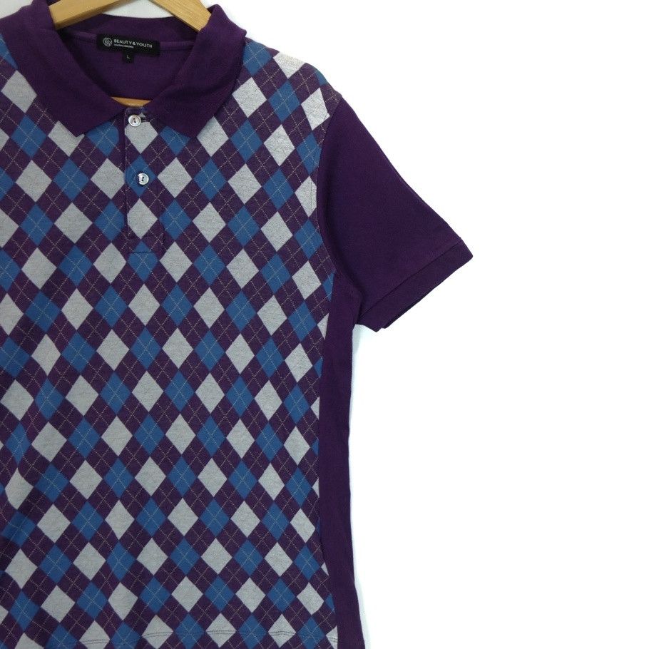 BEAUTY&YOUTH BEAUTY & YOUTH By UNITED ARROWS Polo Shirt Size L / US 10 / IT 46 - 4 Thumbnail