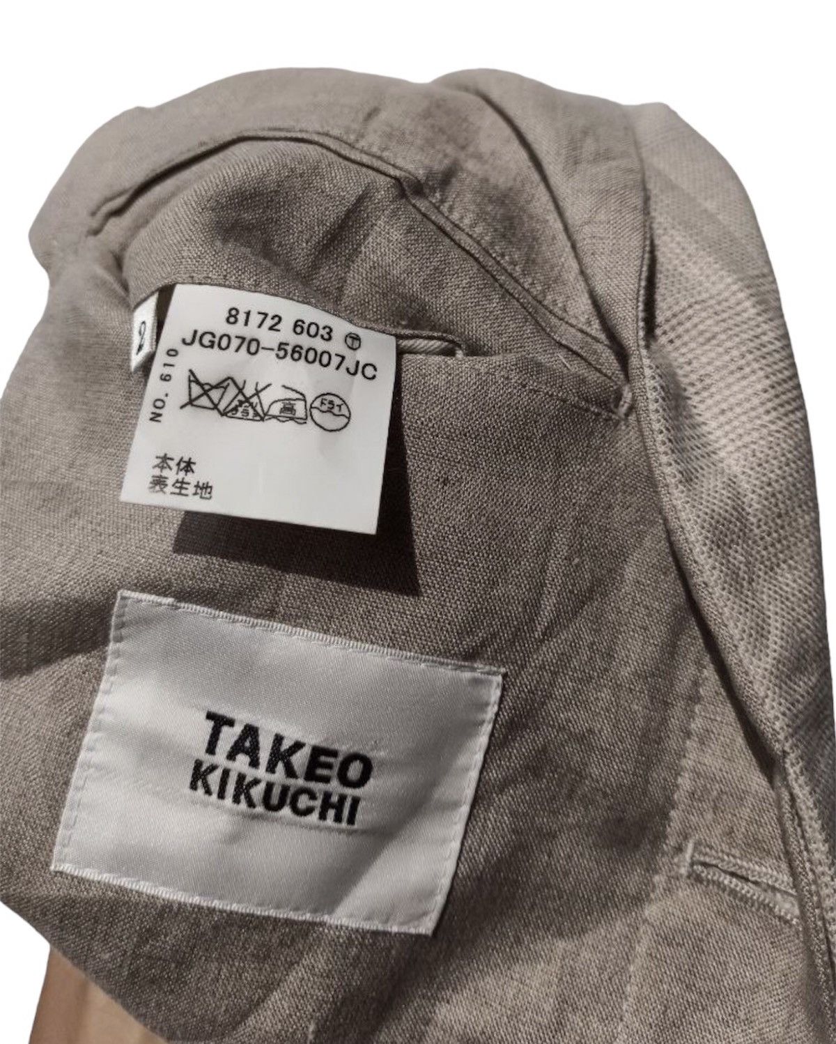 Designer × Japanese Brand × Takeo Kikuchi Takeo Kikuchi Linen Jacket Size 2 Size US M / EU 48-50 / 2 - 9 Thumbnail