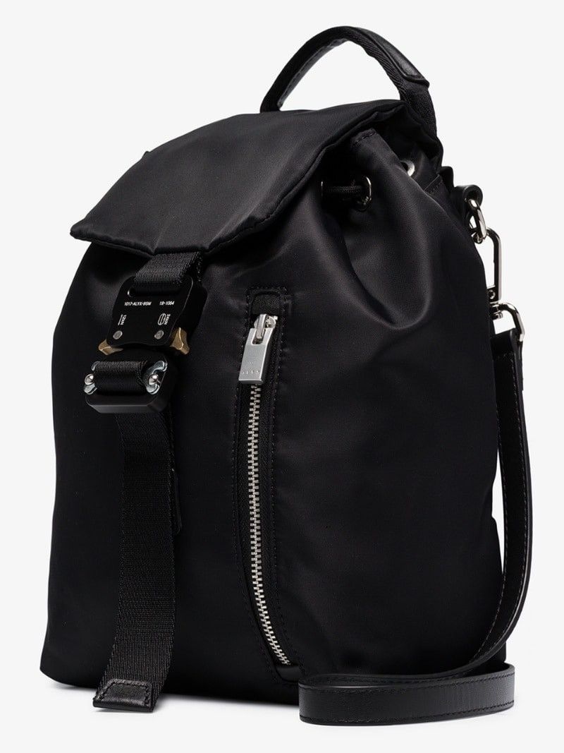 Alyx 1017 ALYX 9SM Black Rollercoaster Buckle Mini 2 wayBackpack Size ONE SIZE - 3 Thumbnail