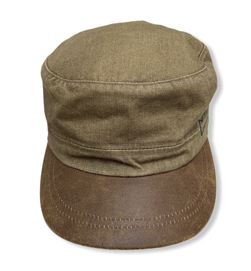 Jean-Michel Basquiat × Vintage JEAN MICHEL BASQUAIT Embroidery Logo Military Style Hat Size ONE SIZE - 3 Thumbnail