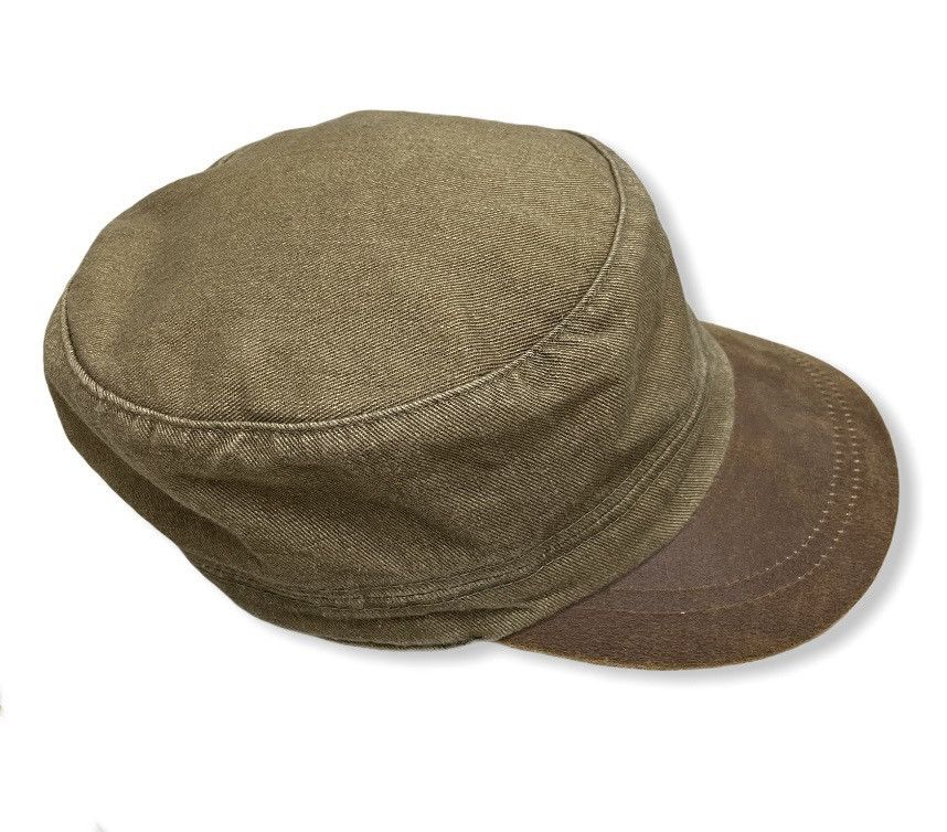 Jean-Michel Basquiat × Vintage JEAN MICHEL BASQUAIT Embroidery Logo Military Style Hat Size ONE SIZE - 4 Thumbnail