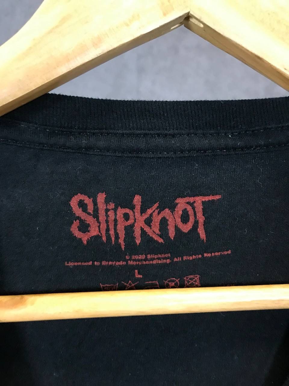 Slipknot Slipknot rock overprinted band tee Size US L / EU 52-54 / 3 - 5 Thumbnail