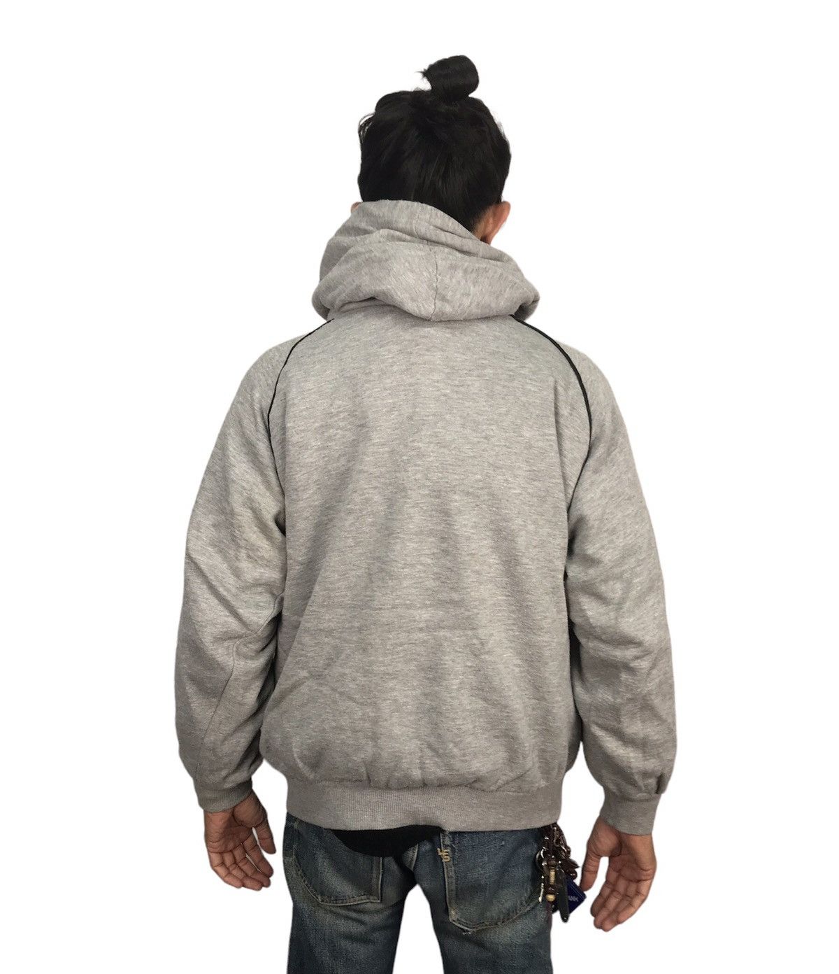 Stussy × Vintage Vintage small embroidered logo hoodie pullover Size US L / EU 52-54 / 3 - 9 Thumbnail