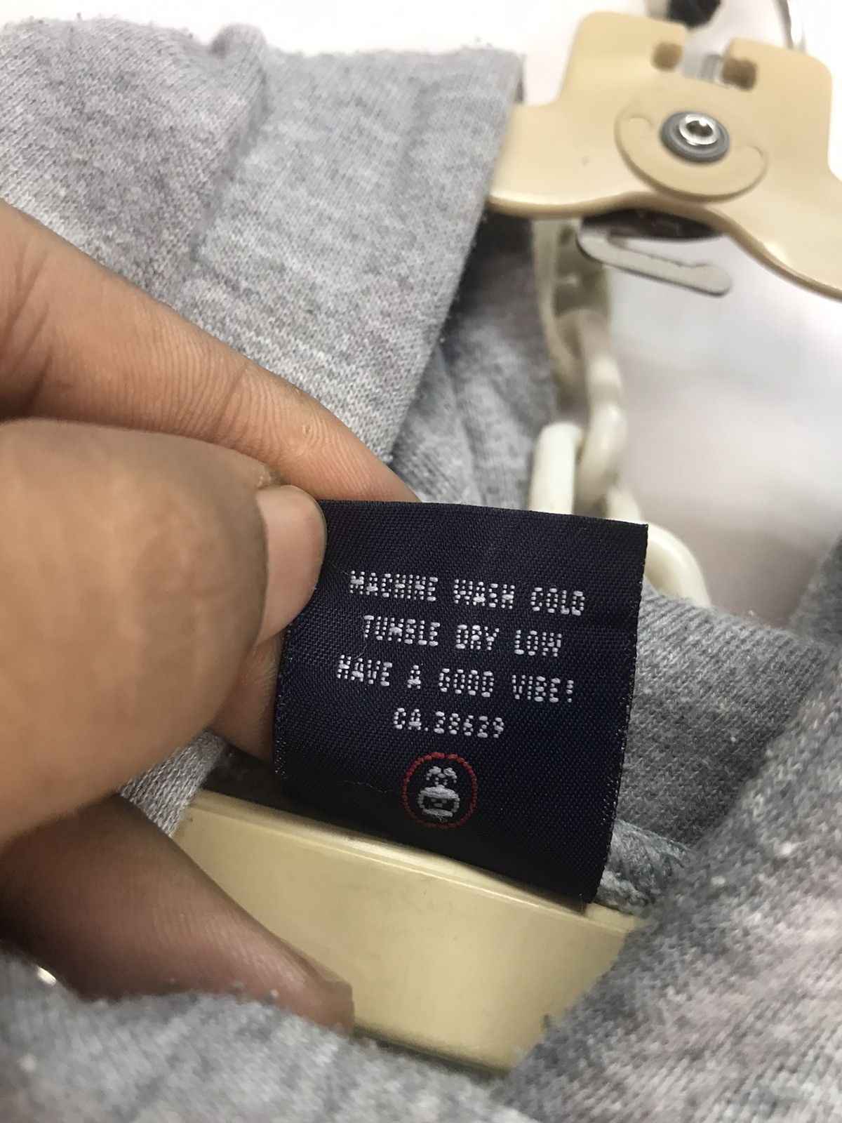 Stussy × Vintage Vintage small embroidered logo hoodie pullover Size US L / EU 52-54 / 3 - 5 Thumbnail