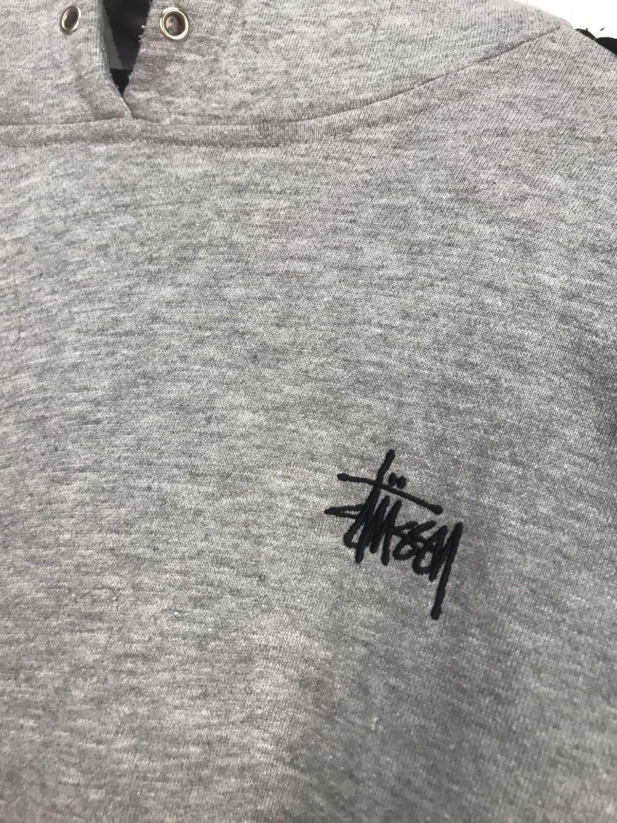 Stussy × Vintage Vintage small embroidered logo hoodie pullover Size US L / EU 52-54 / 3 - 3 Thumbnail