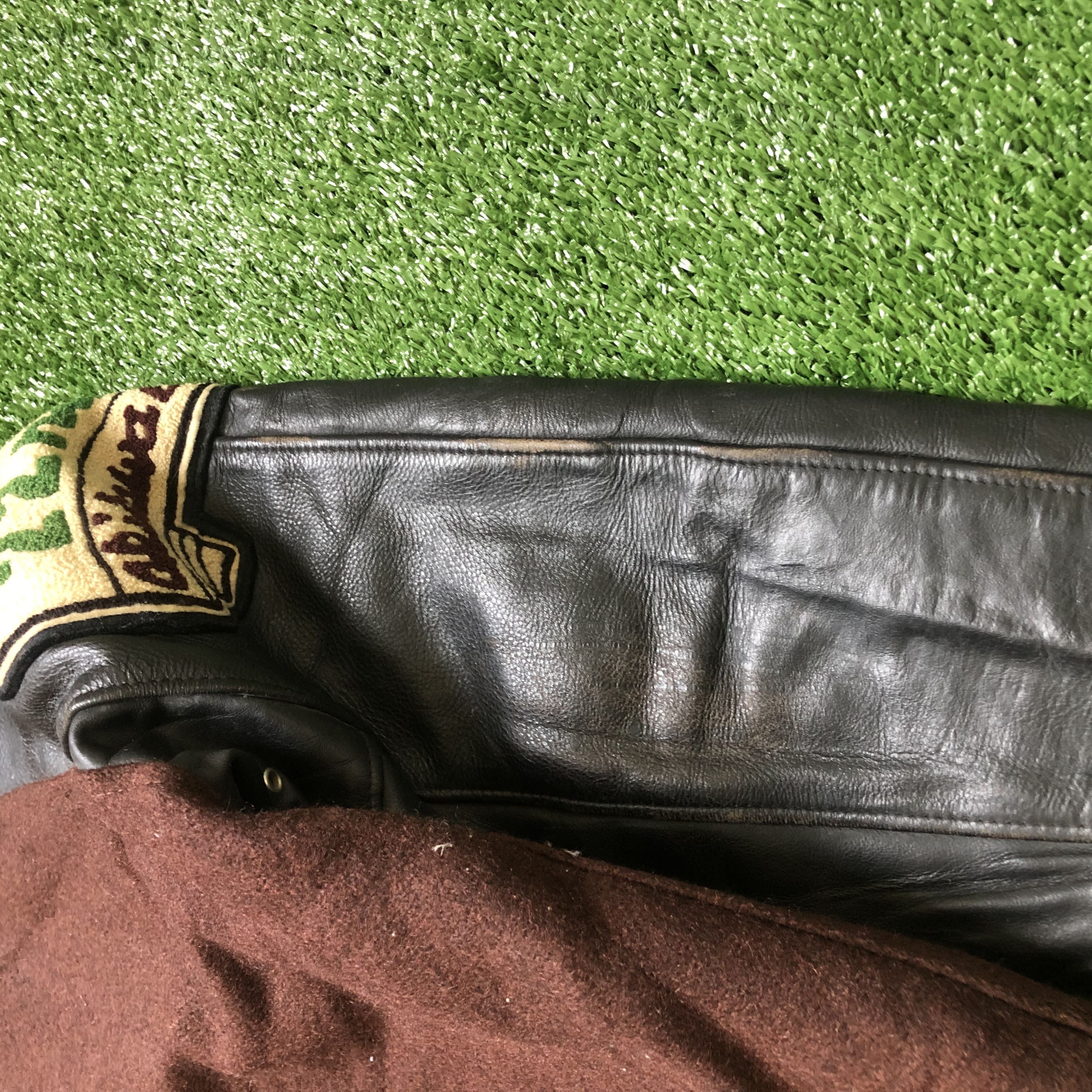 Vintage Vintage AI Leather Sleeves Letterman Varsity Jacket Size US M / EU 48-50 / 2 - 10 Thumbnail