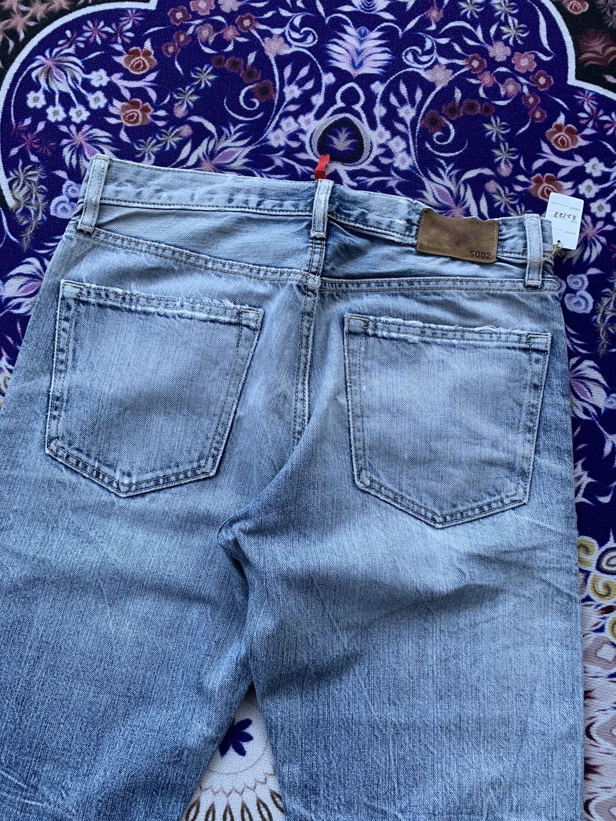Japanese Brand Uniqlo UJ Faded Wash Denim Size US 33 - 10 Thumbnail