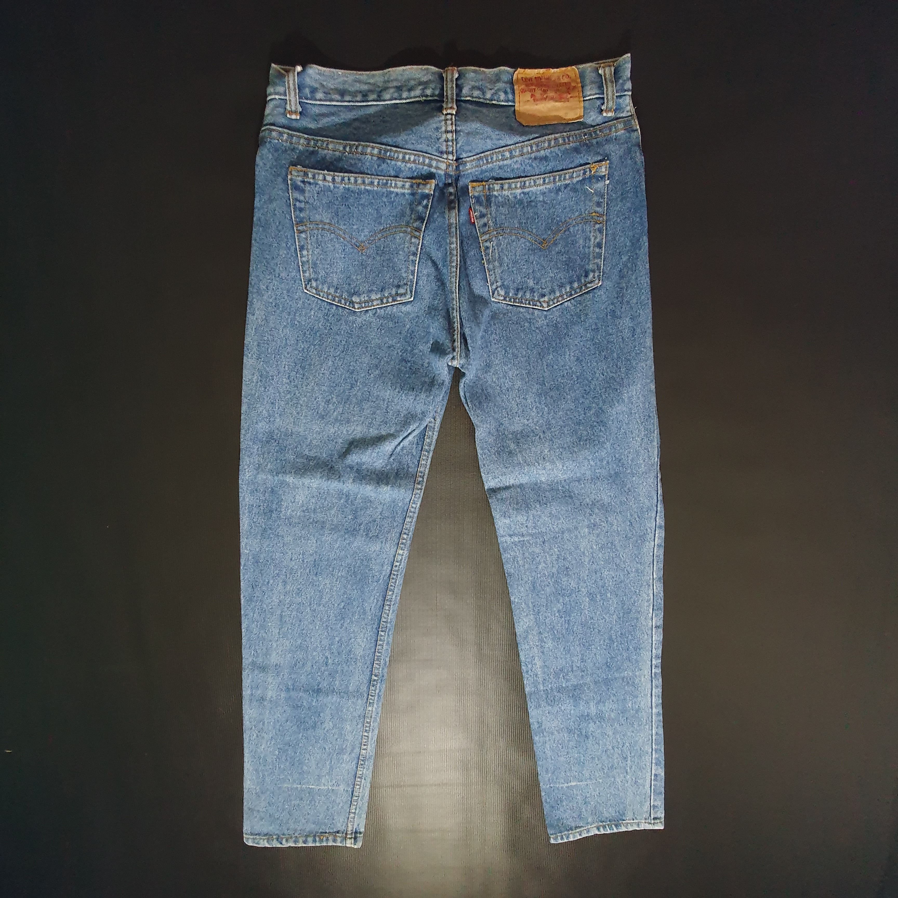 Levi's × Vintage 80s Levis 501 Denim Jeans Buttons Fly Rare Size US 31 - 4 Thumbnail