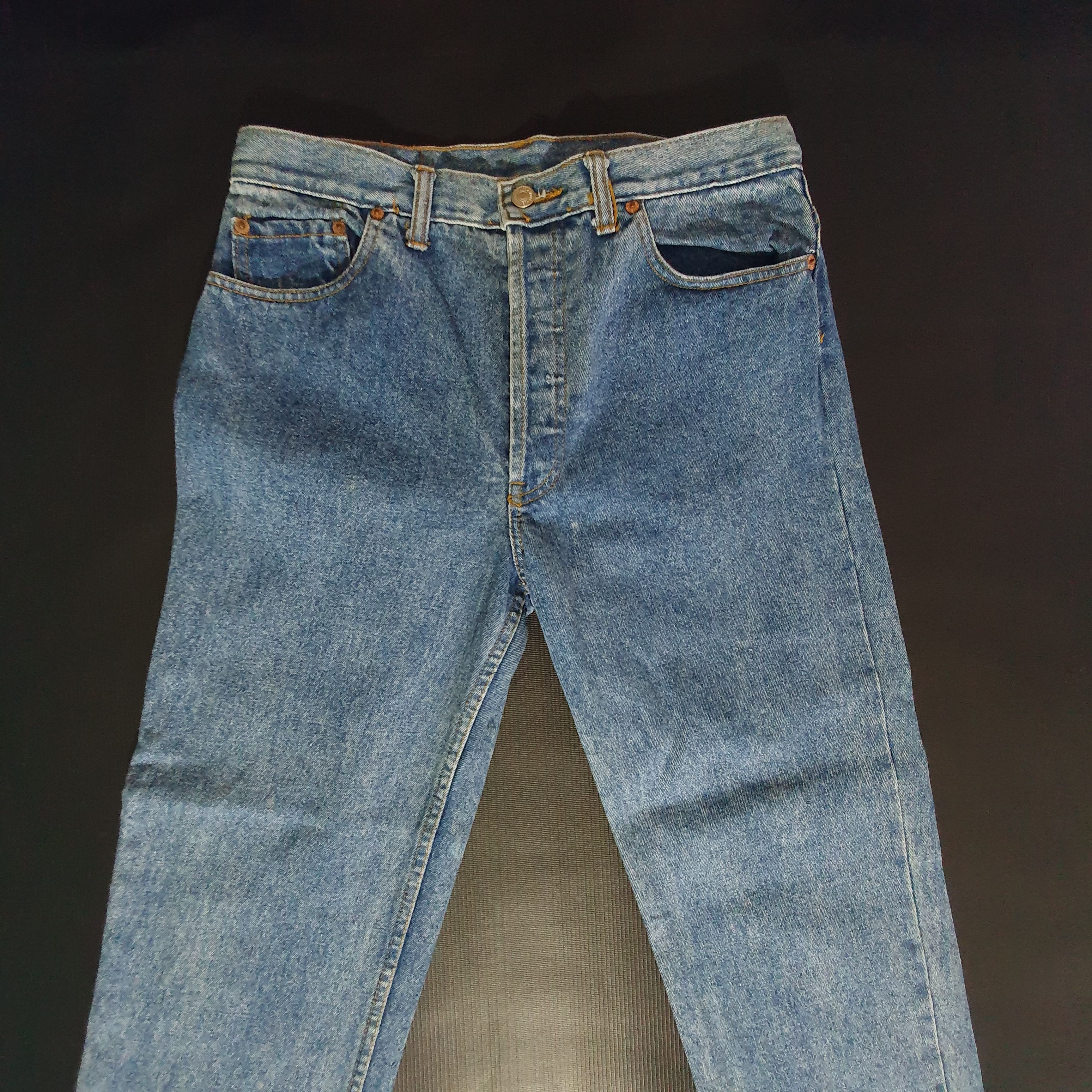 Levi's × Vintage 80s Levis 501 Denim Jeans Buttons Fly Rare Size US 31 - 10 Thumbnail