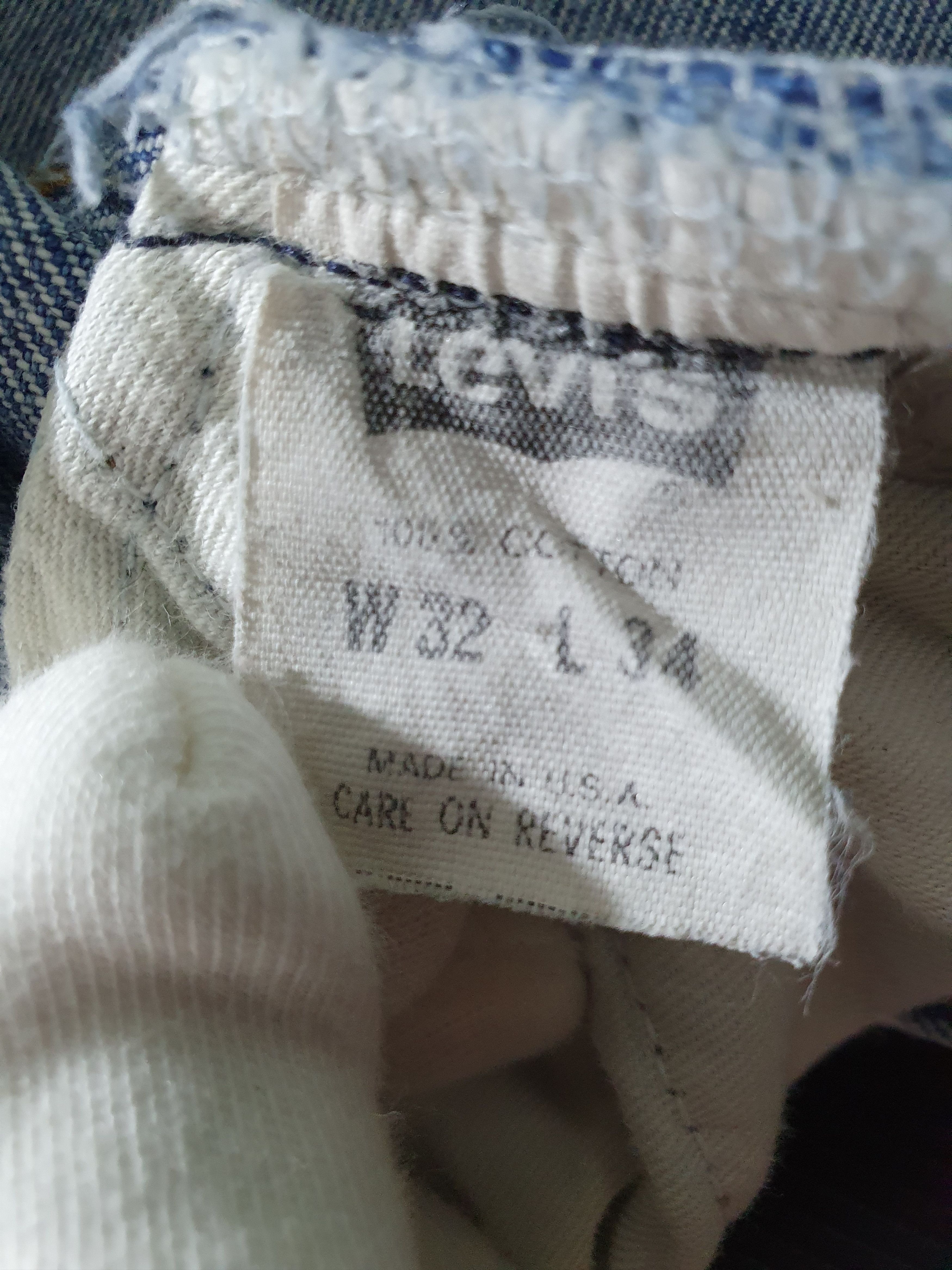 Levi's × Vintage 80s Levis 501 Denim Jeans Buttons Fly Rare Size US 31 - 6 Thumbnail