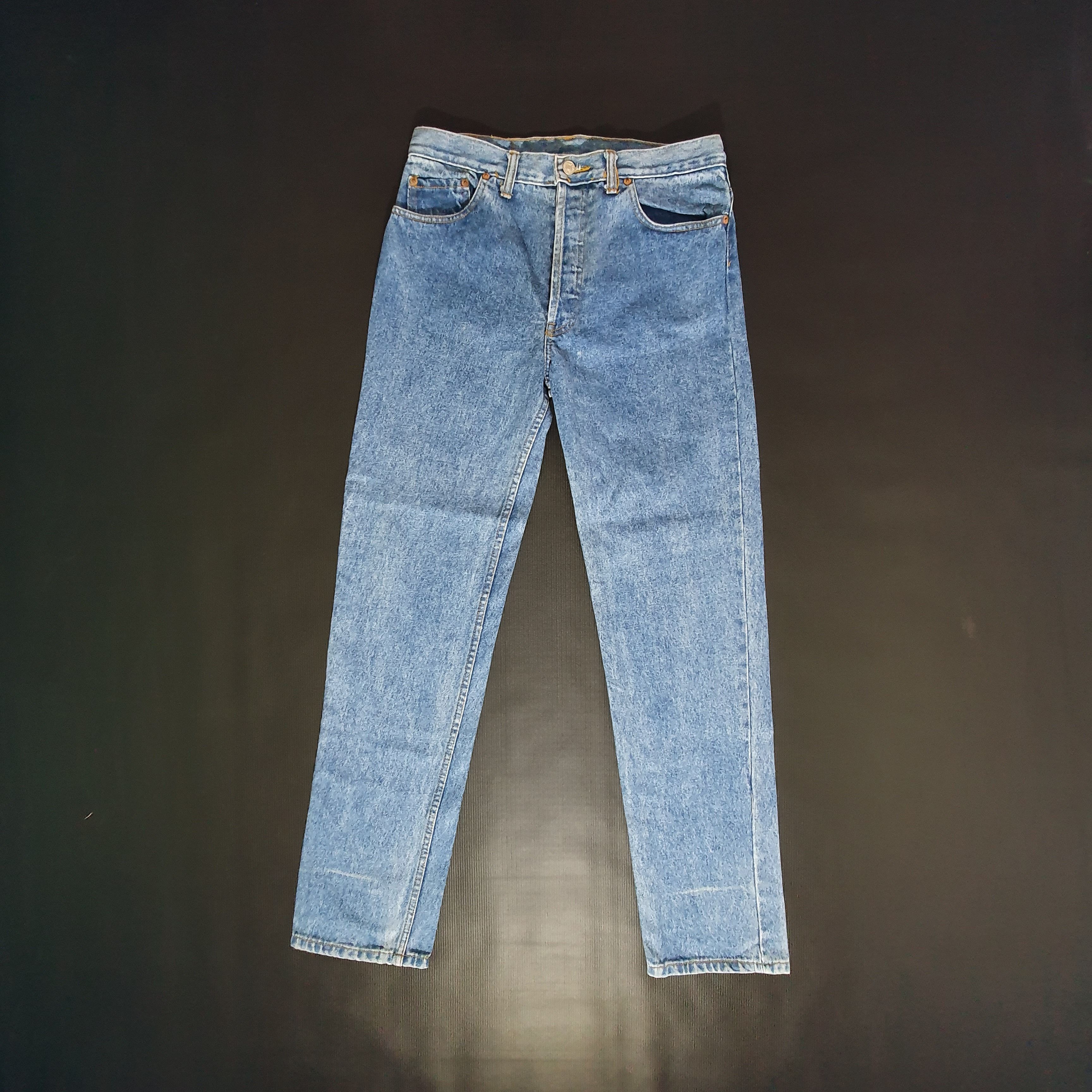 Levi's × Vintage 80s Levis 501 Denim Jeans Buttons Fly Rare Size US 31 - 3 Thumbnail